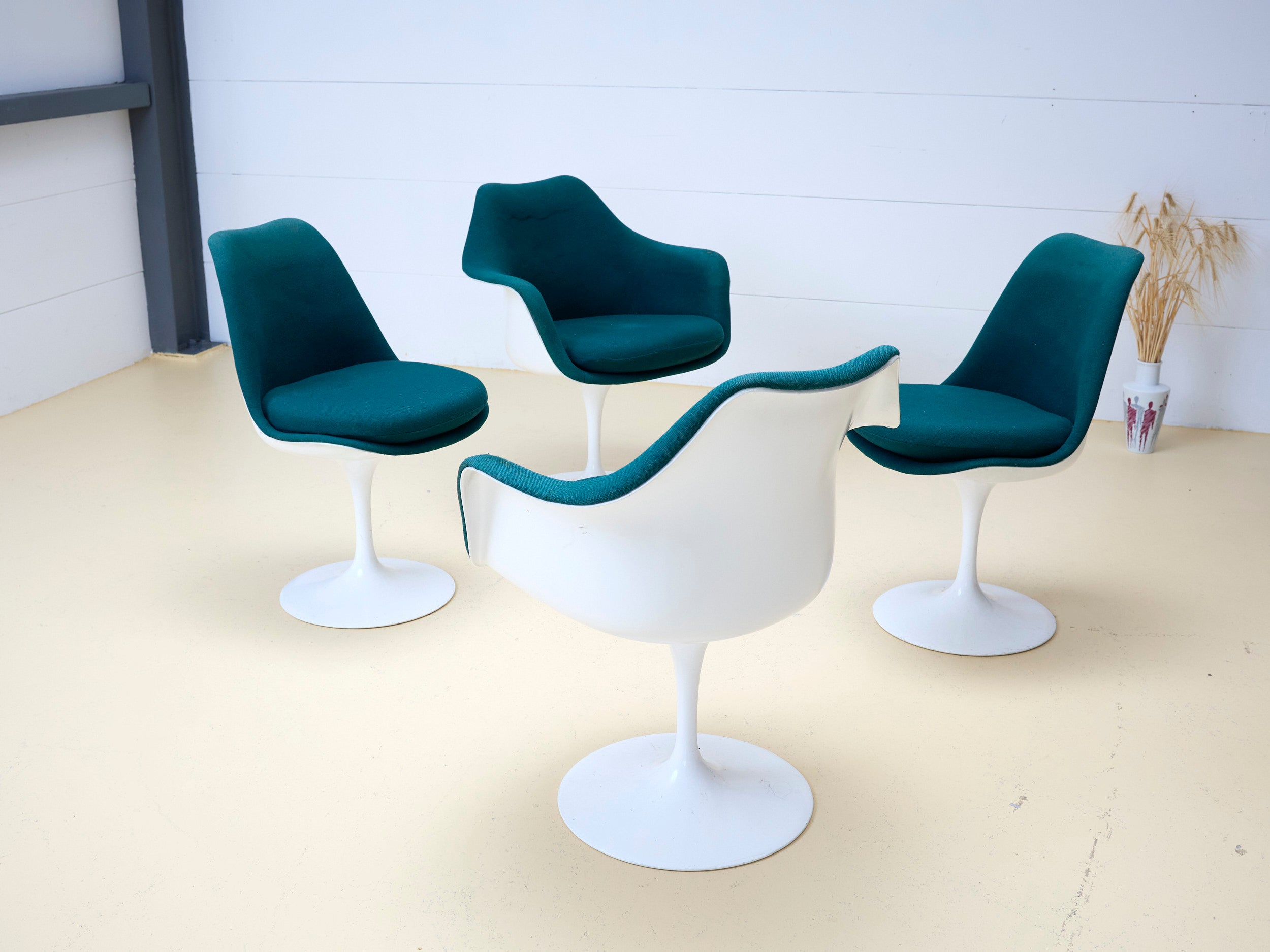 Stühle im Set Eero Saarinen von Knoll