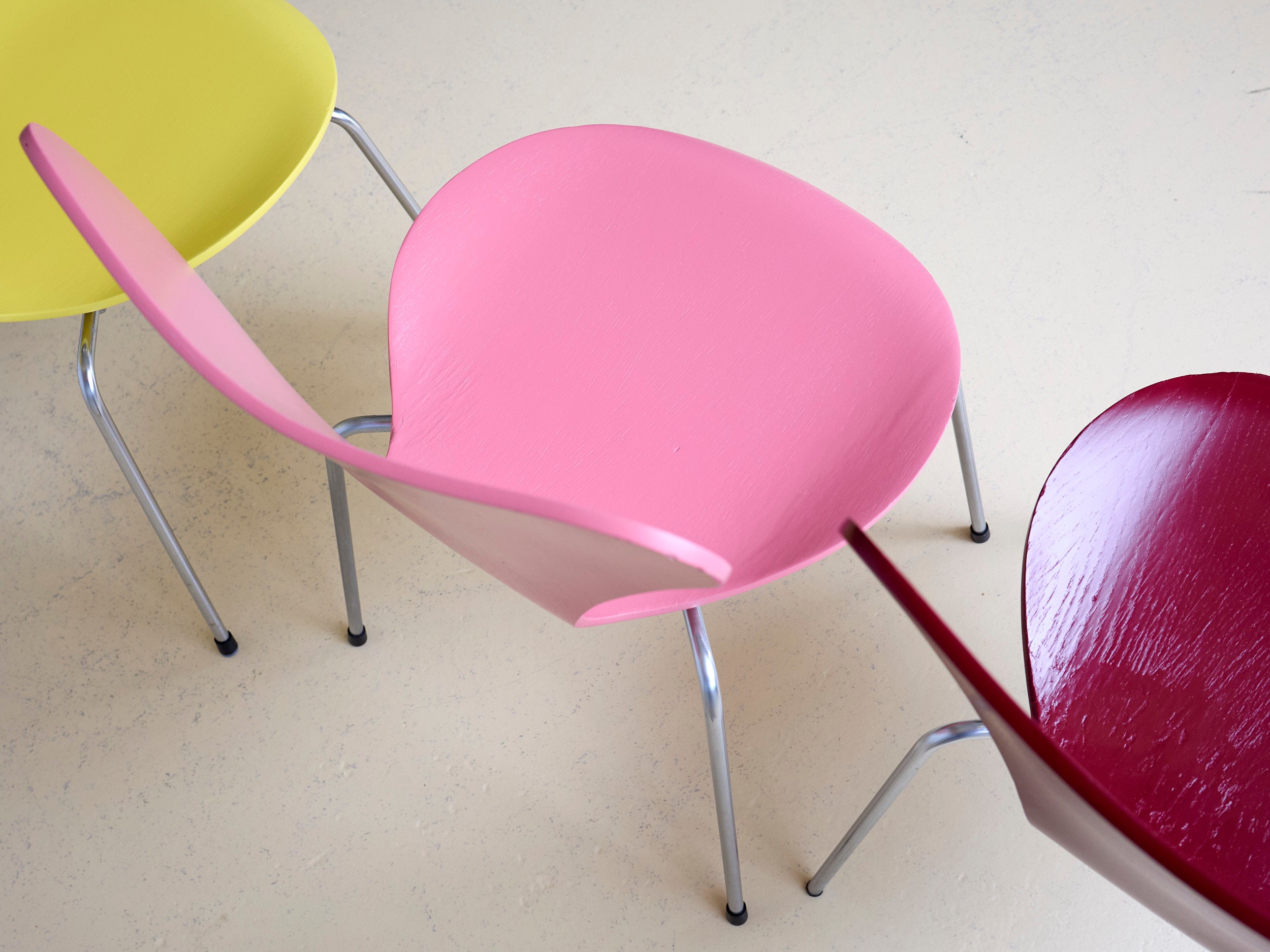 Arne Jacobsen Stühle von Fritz Hansen Stapelbar 11