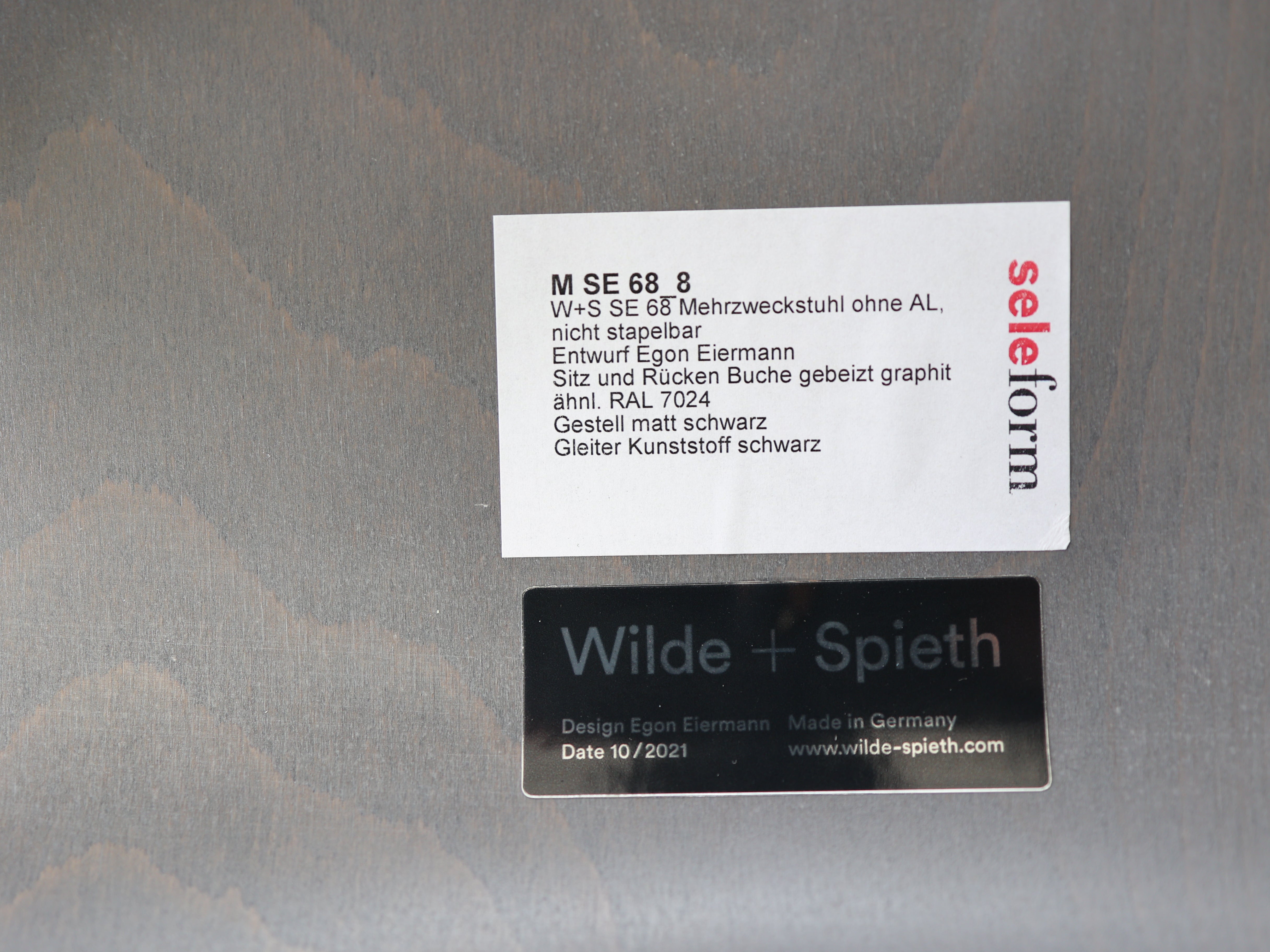 Egon Eiermann Stühle, Wilde & Spieth, Diverse Farben