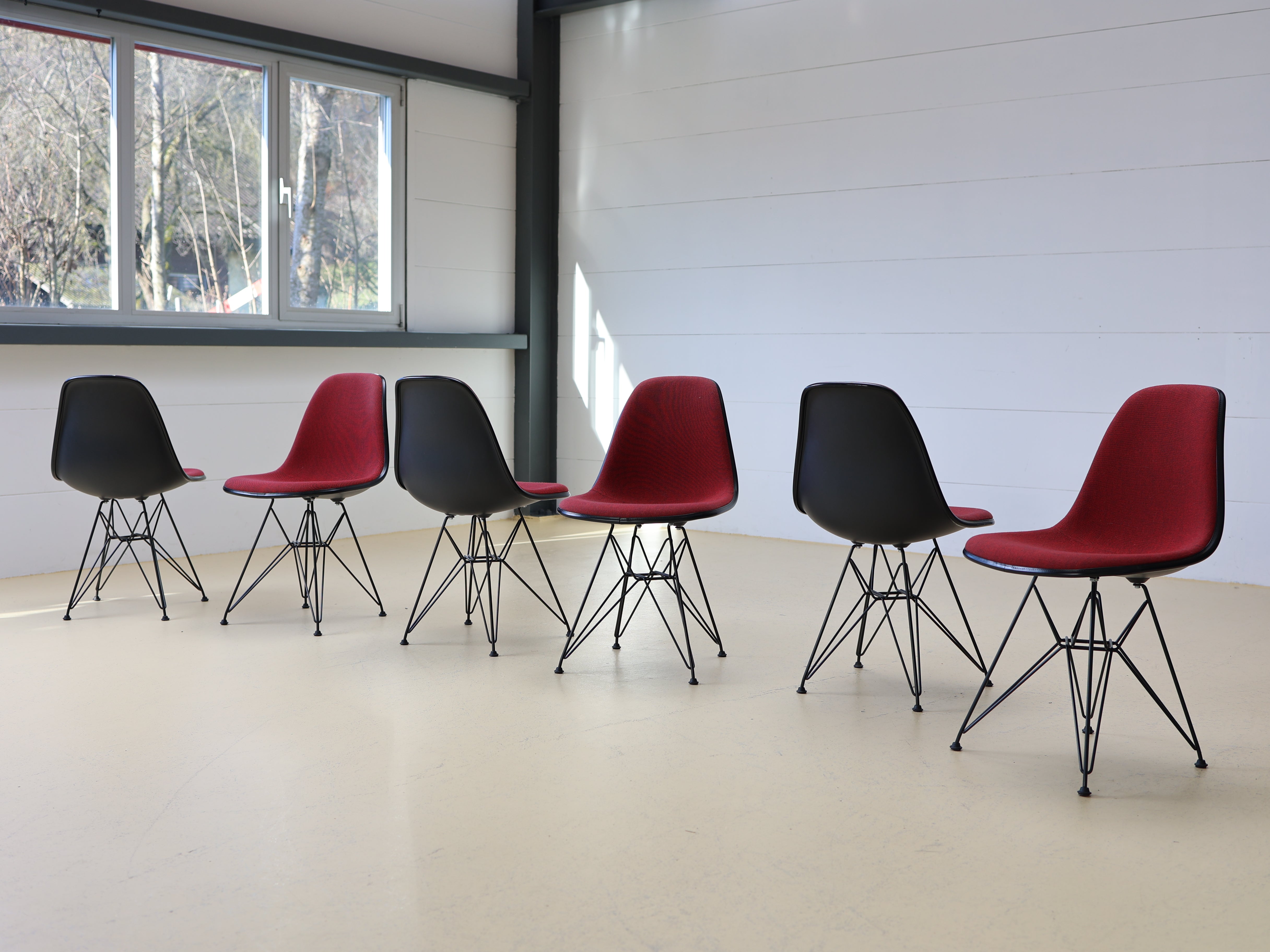 Vitra Stühle im Set von Eames