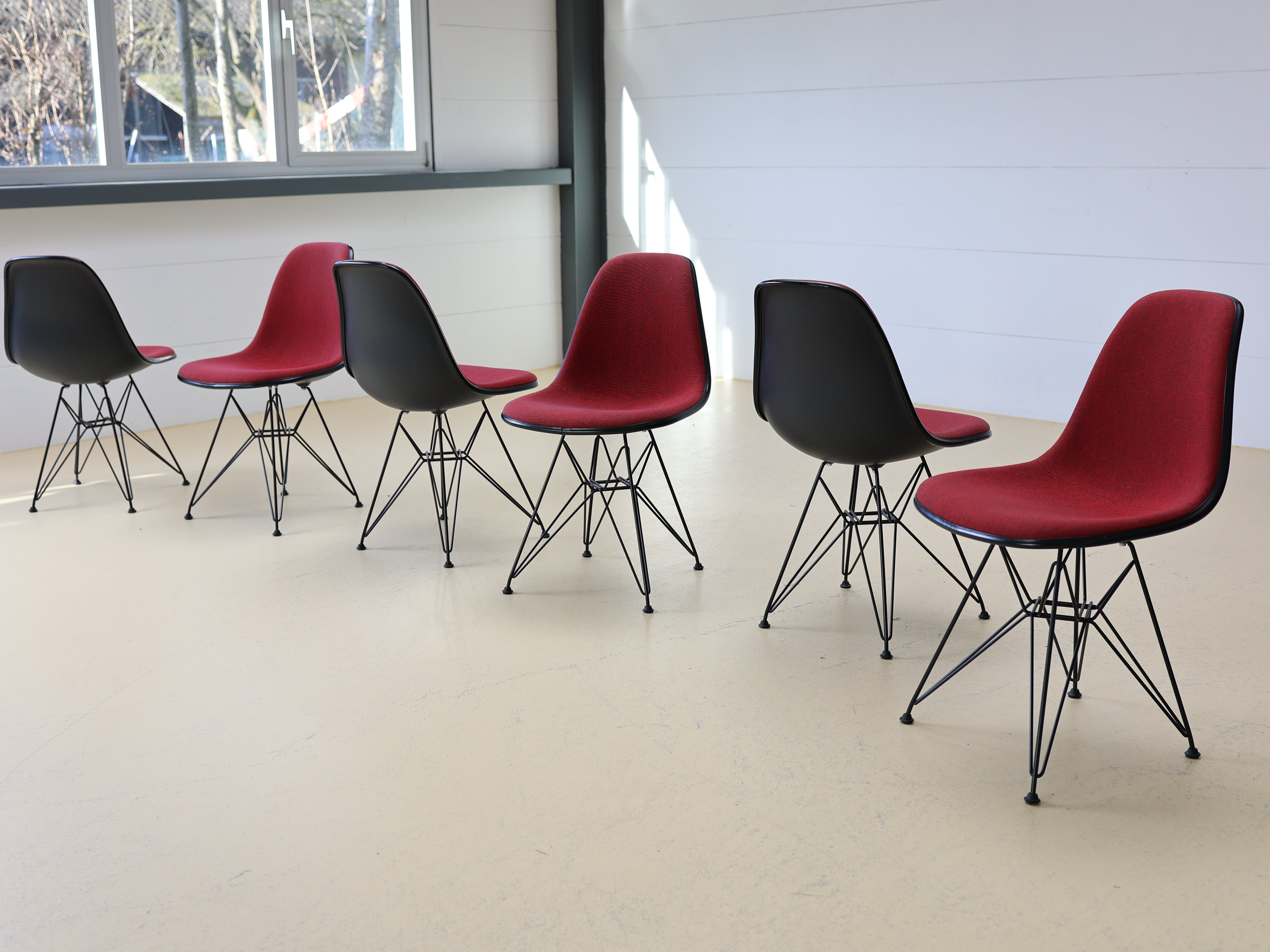 Vitra Stühle im Set von Eames