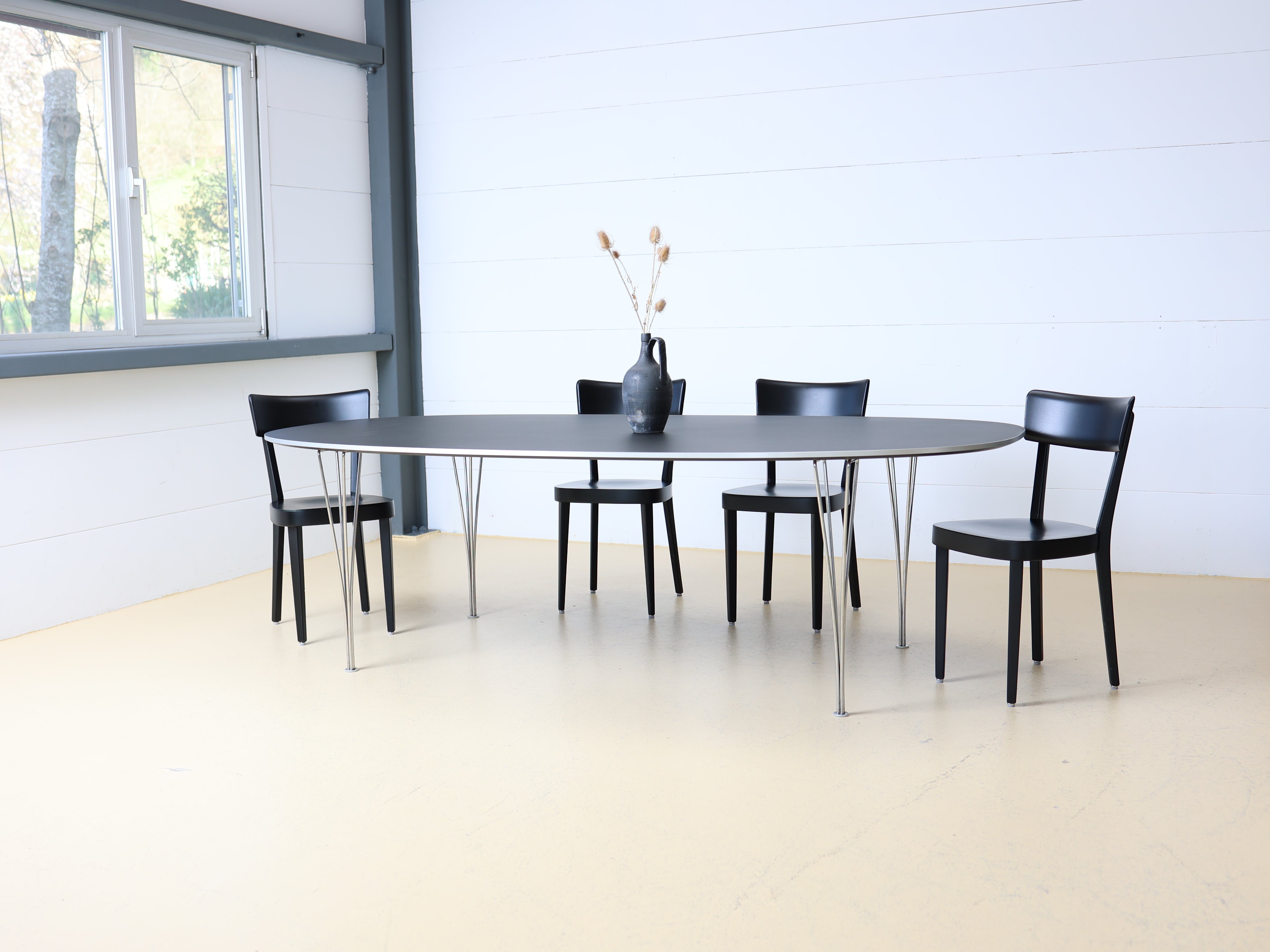 Piet Hein&Bruno Mathsson,Esstisch Super Ellipse,Fritz Hansen