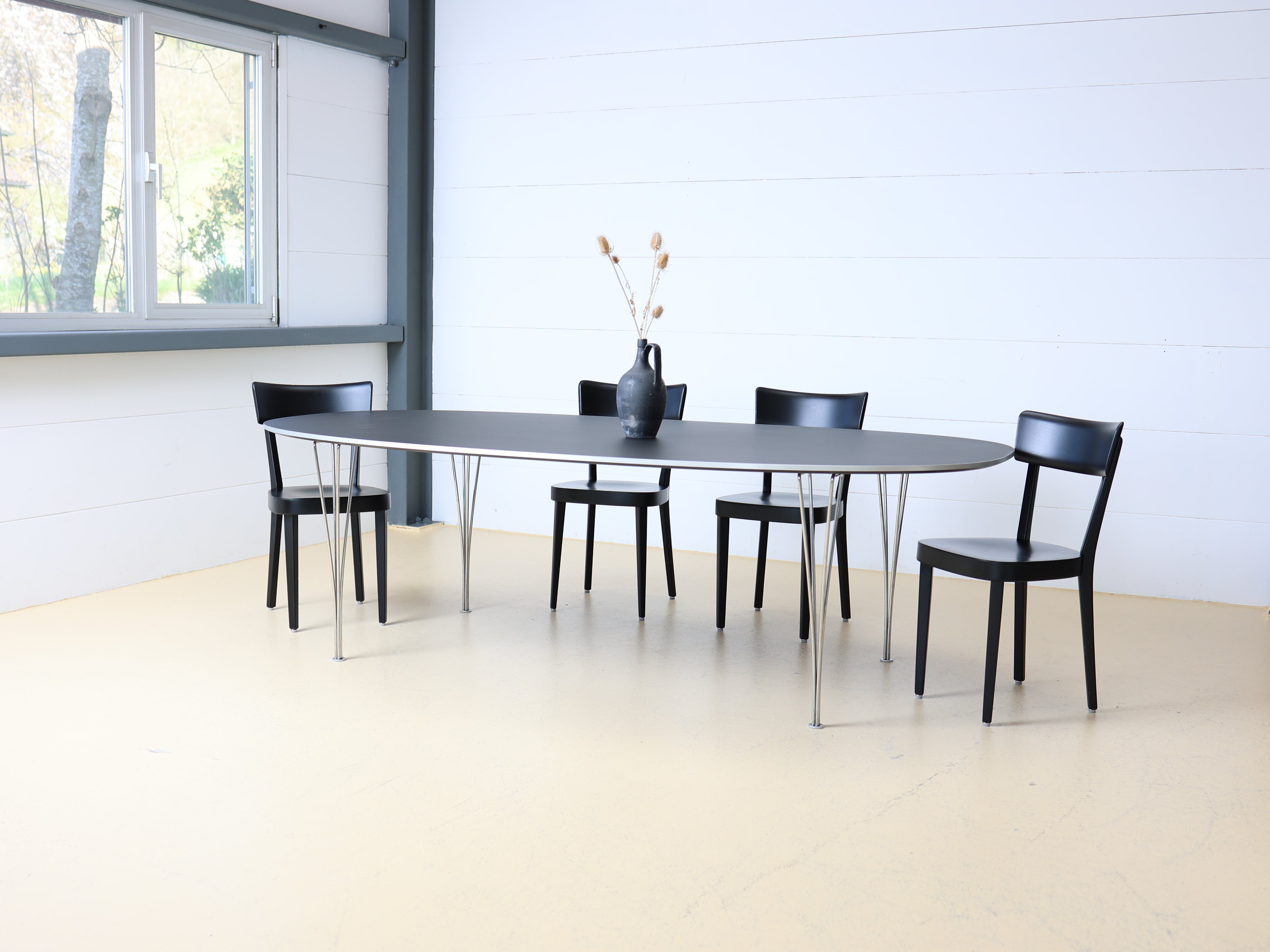 Piet Hein&Bruno Mathsson,Esstisch Super Ellipse,Fritz Hansen