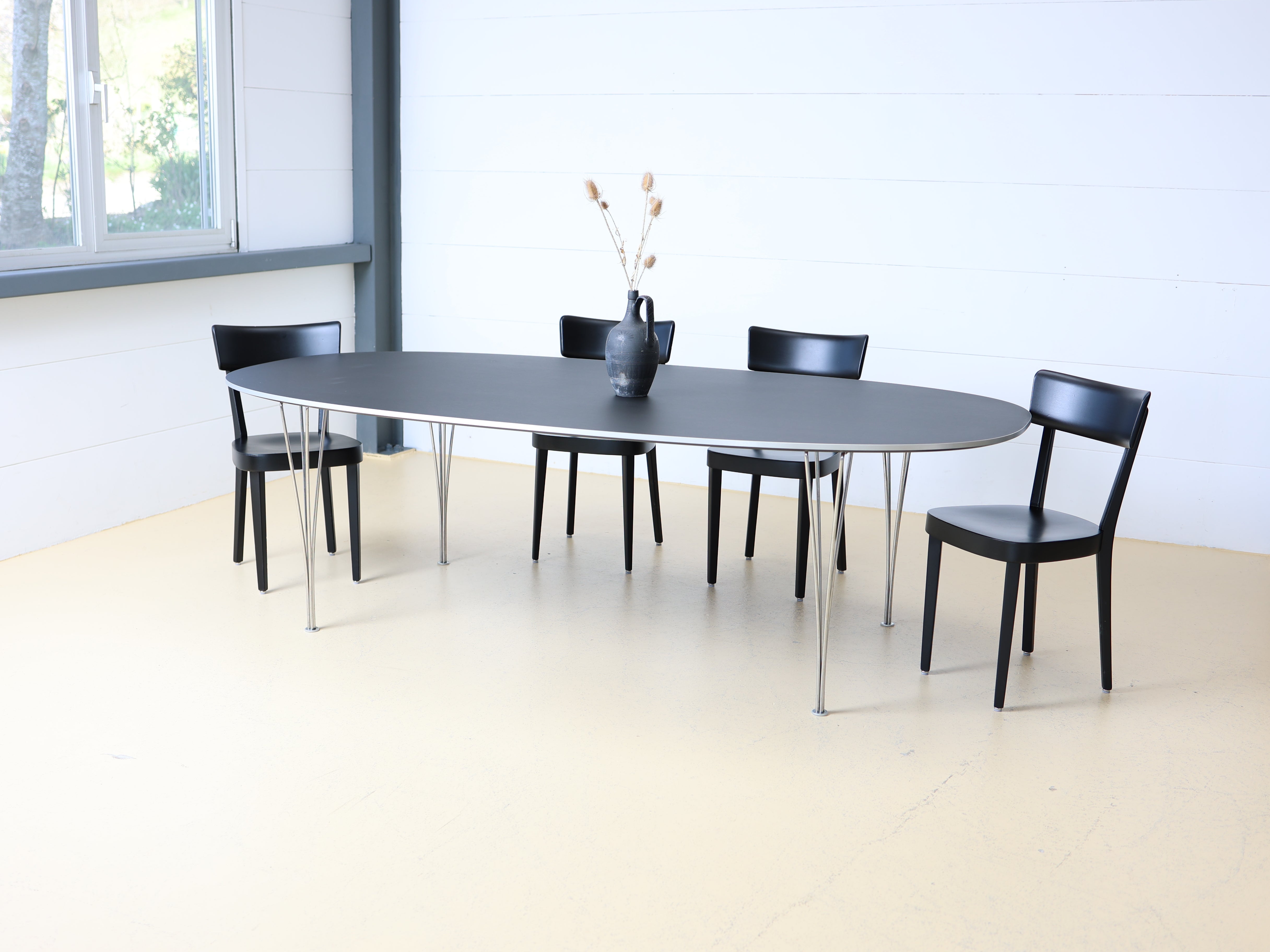 Piet Hein&Bruno Mathsson,Esstisch Super Ellipse,Fritz Hansen
