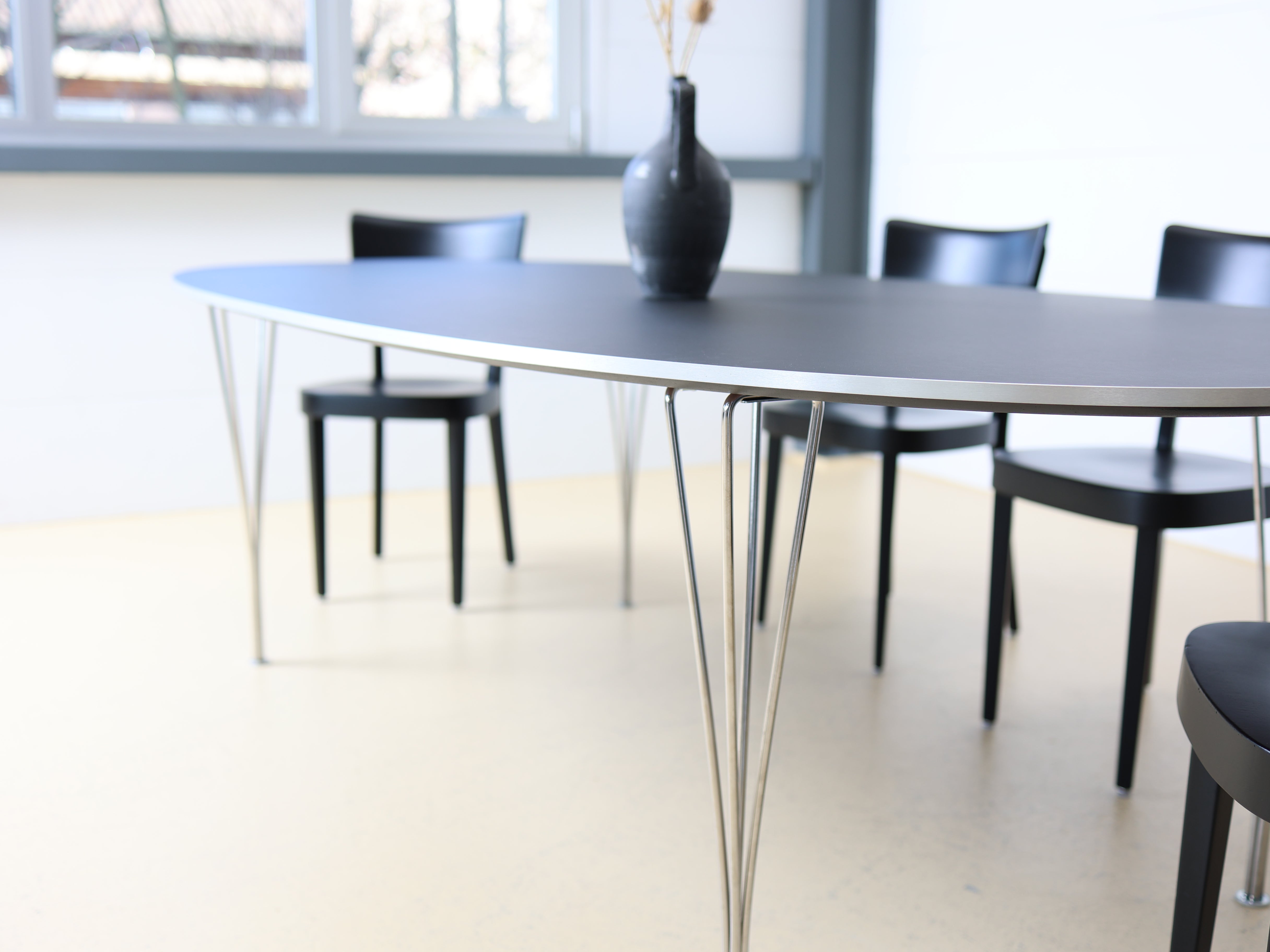 Piet Hein&Bruno Mathsson,Esstisch Super Ellipse,Fritz Hansen