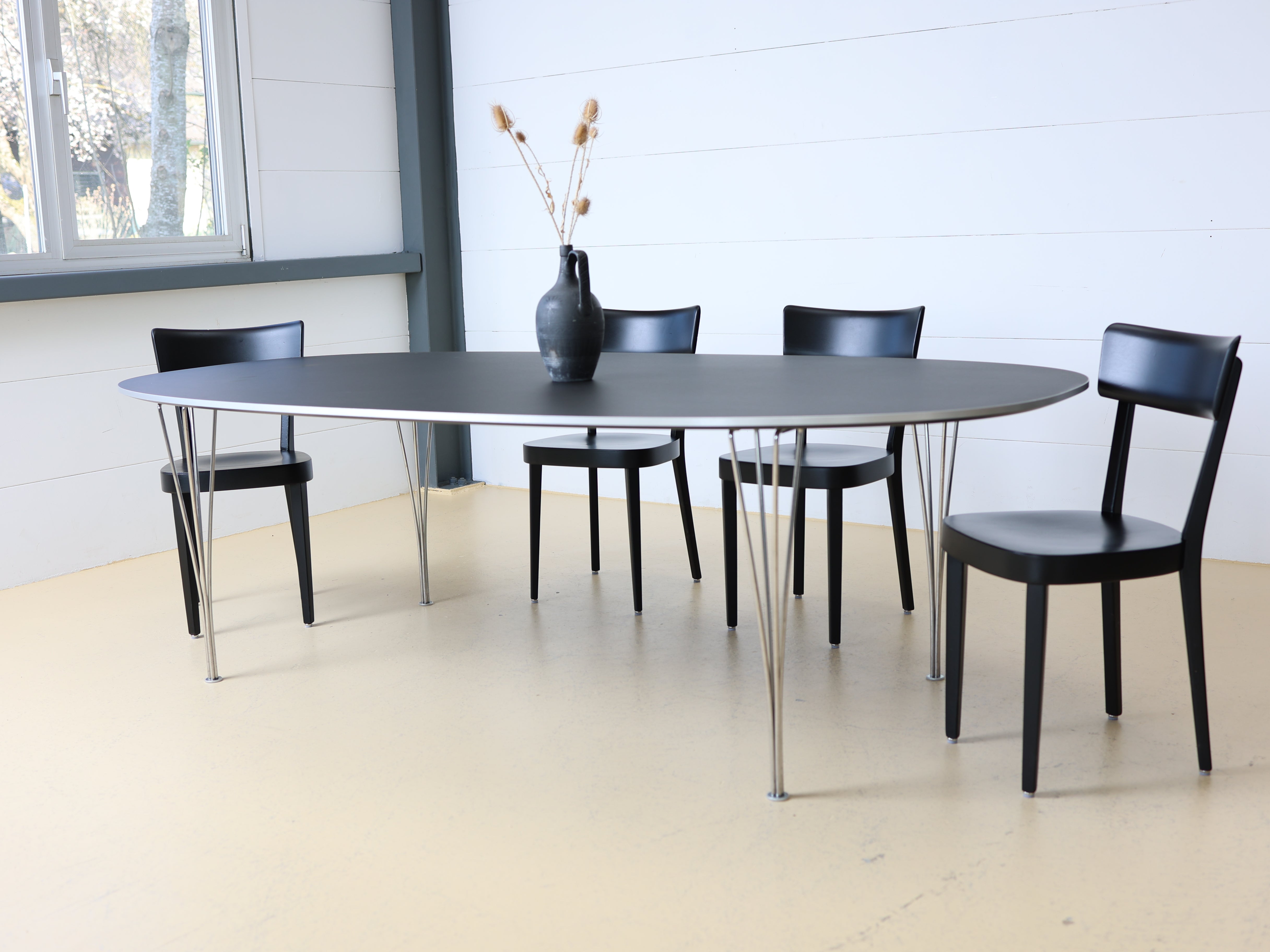 Piet Hein&Bruno Mathsson,Esstisch Super Ellipse,Fritz Hansen