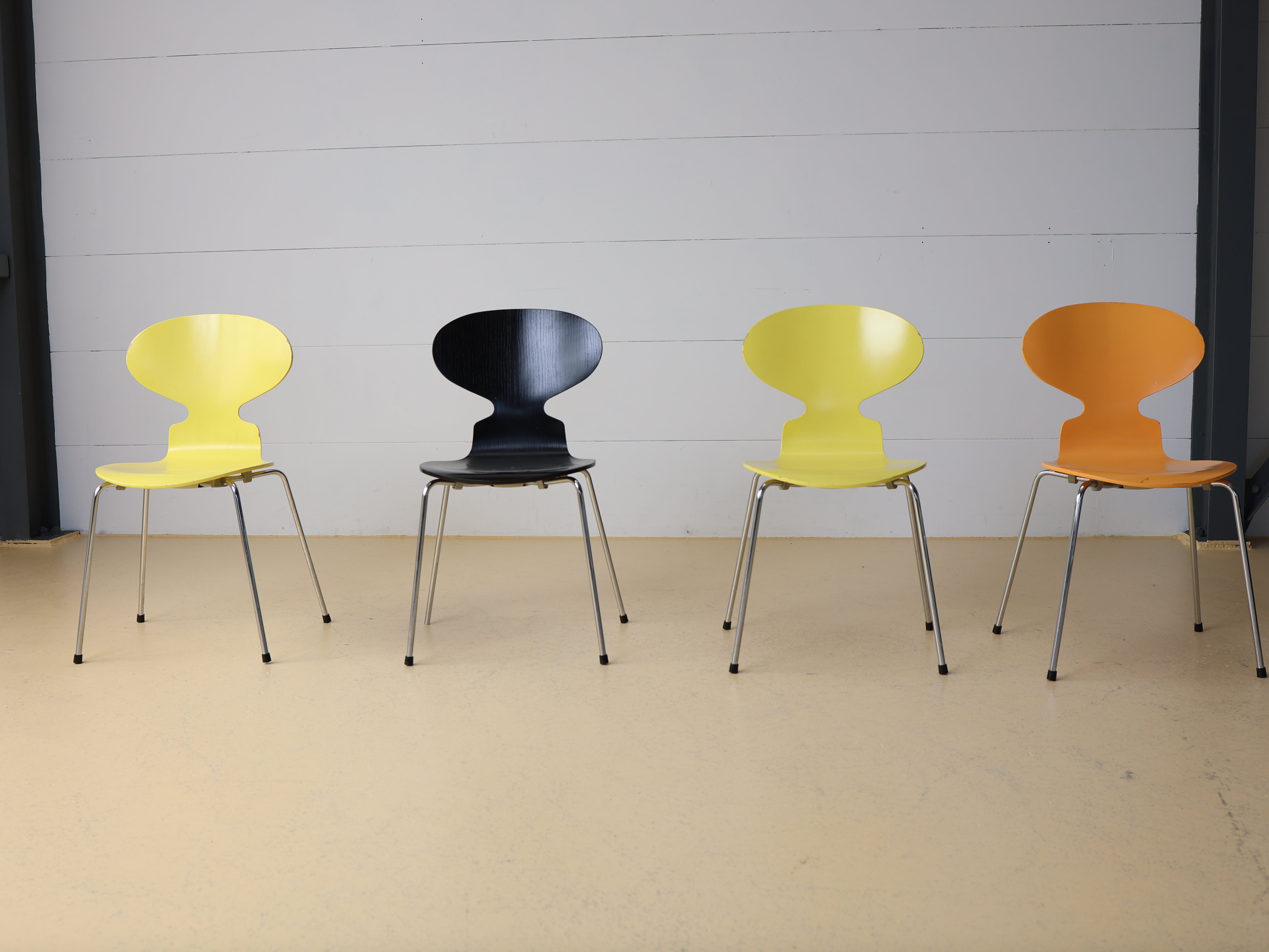 Vintage Arne Jacobsen Stühle Ameise 3101 für Fritz Hansen
