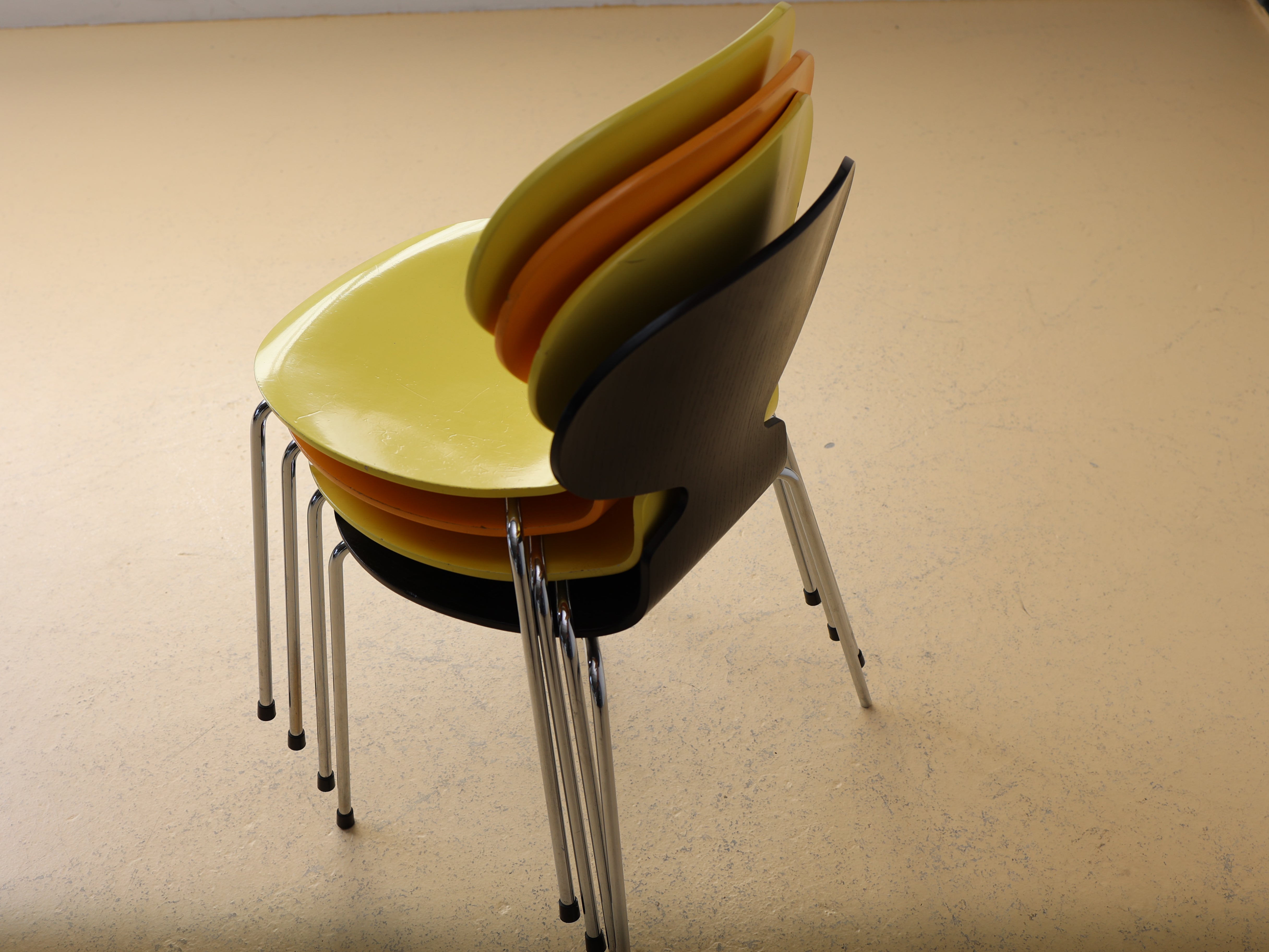 Vintage Arne Jacobsen Stühle Ameise 3101 für Fritz Hansen