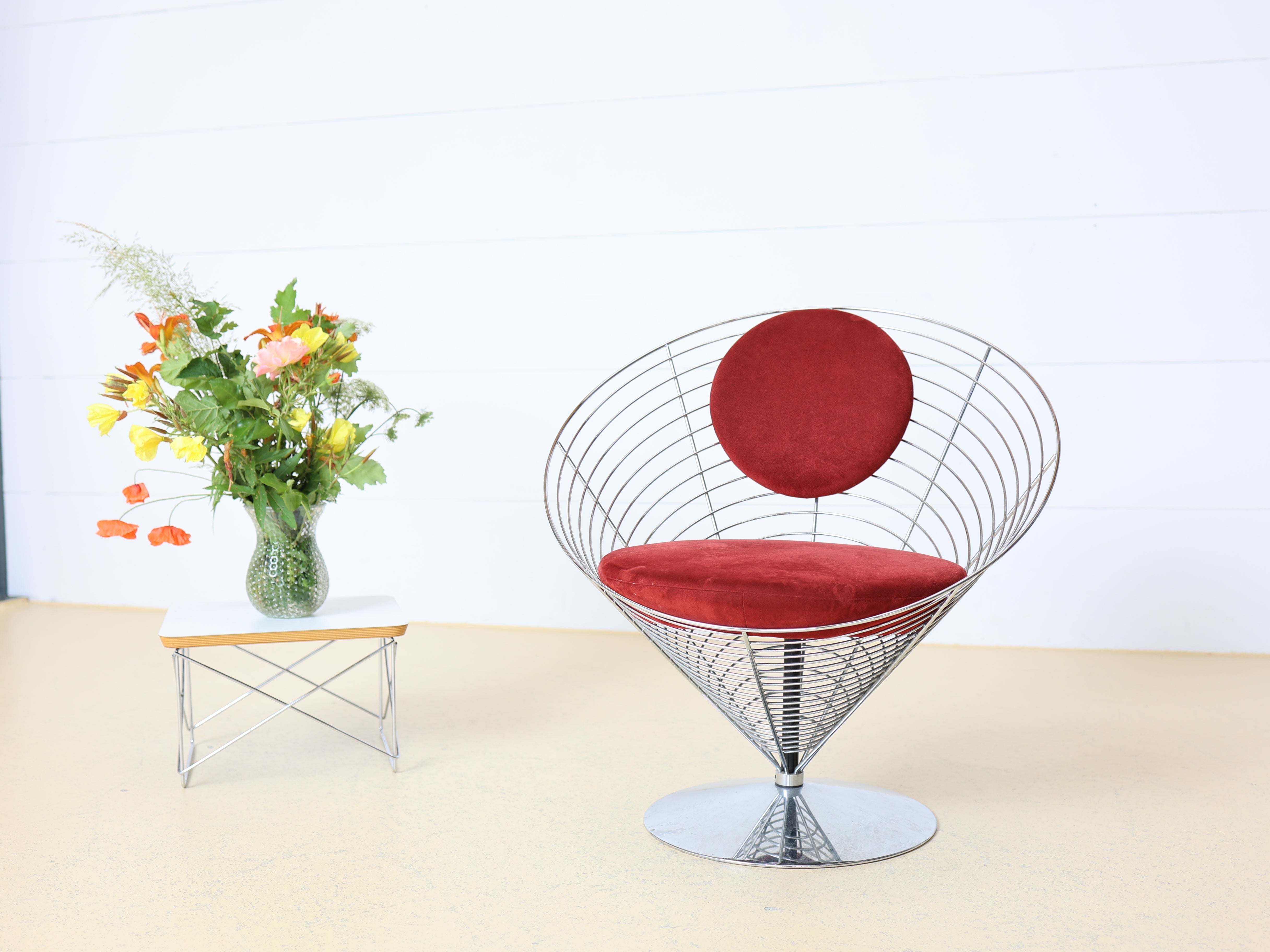 Verner Panton Wire Cone Chair, Fritz Hansen