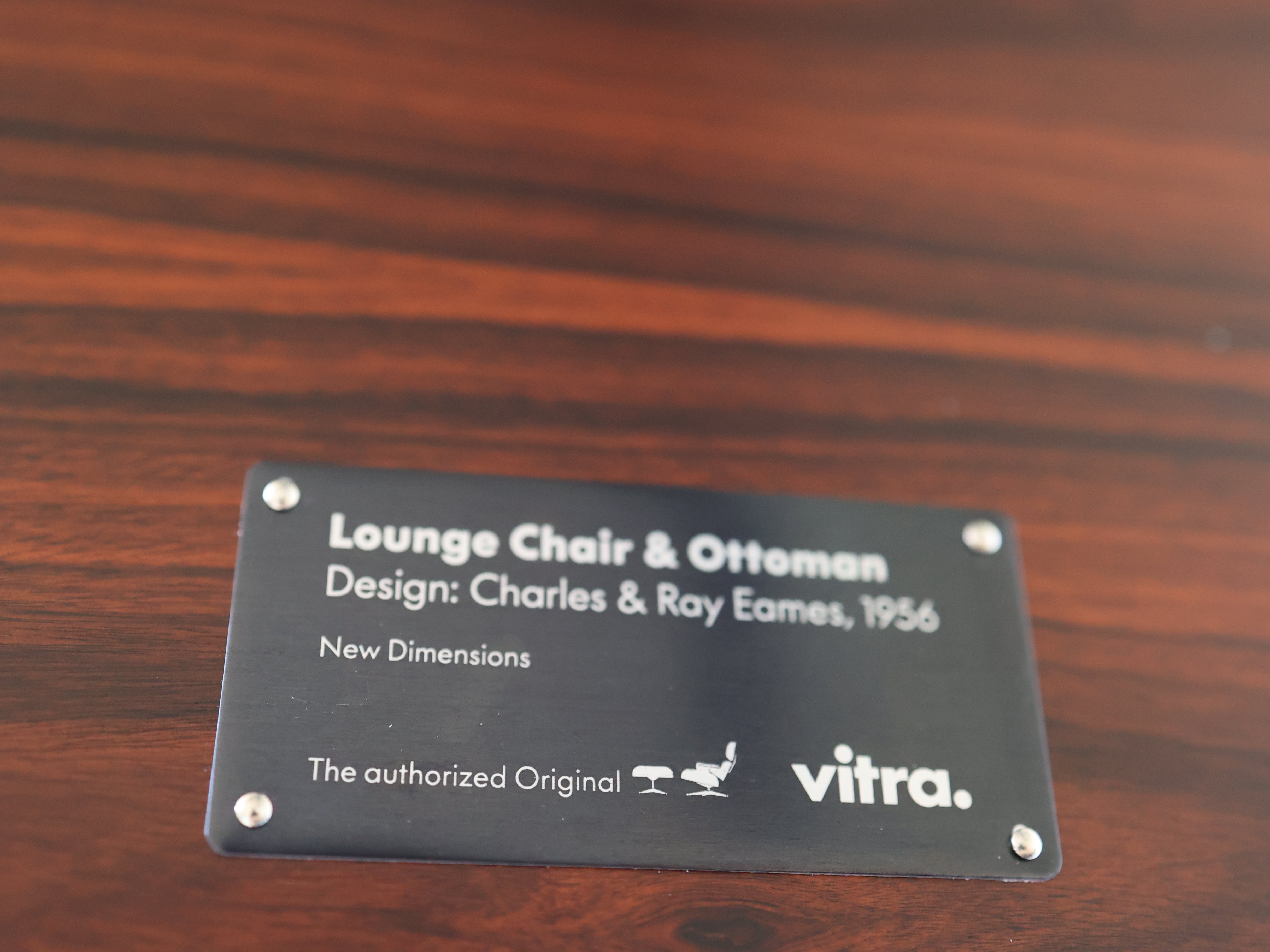 Eames Lounge Chair- Palisander, VITRA