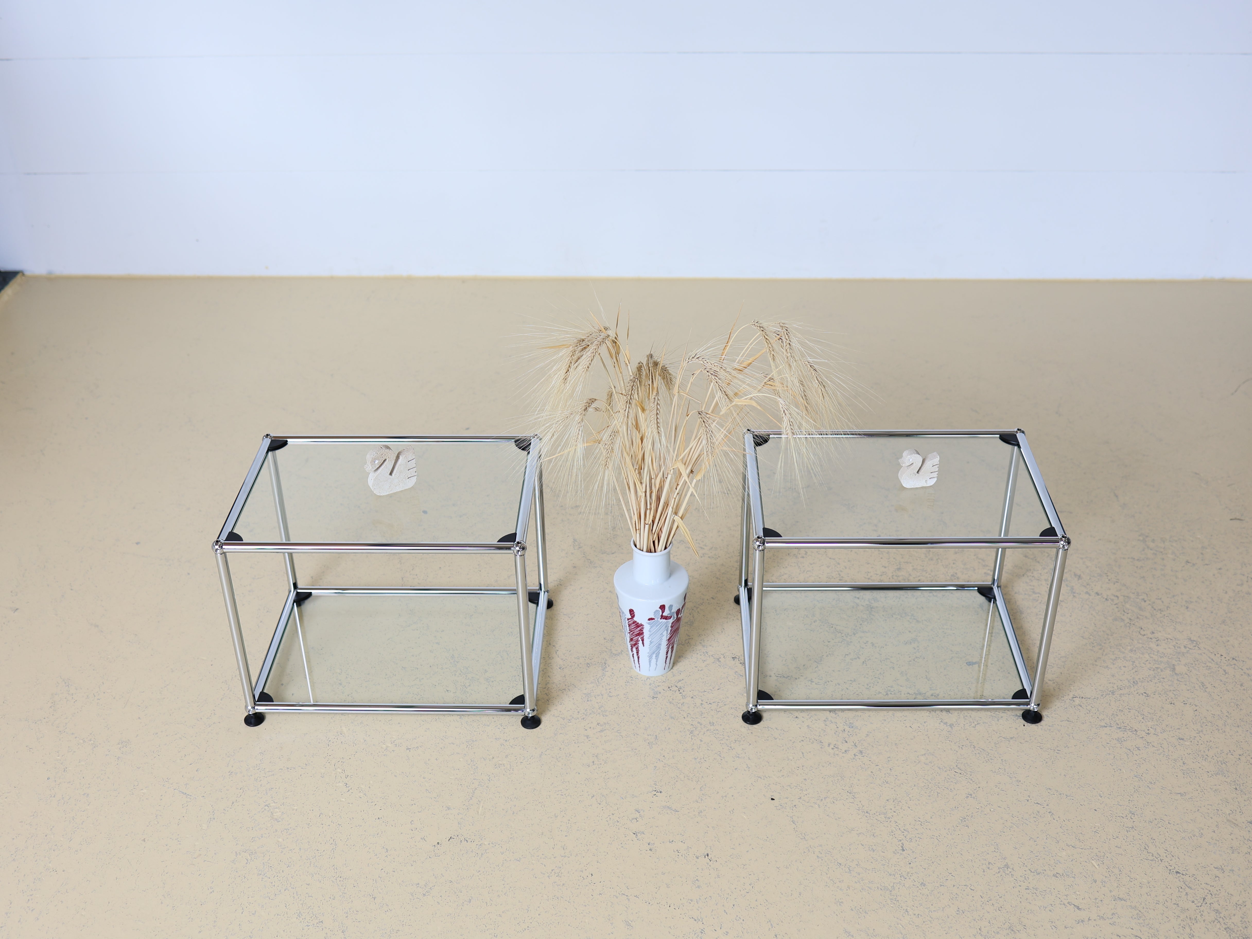 USM Haller Beistelltisch Glas 6