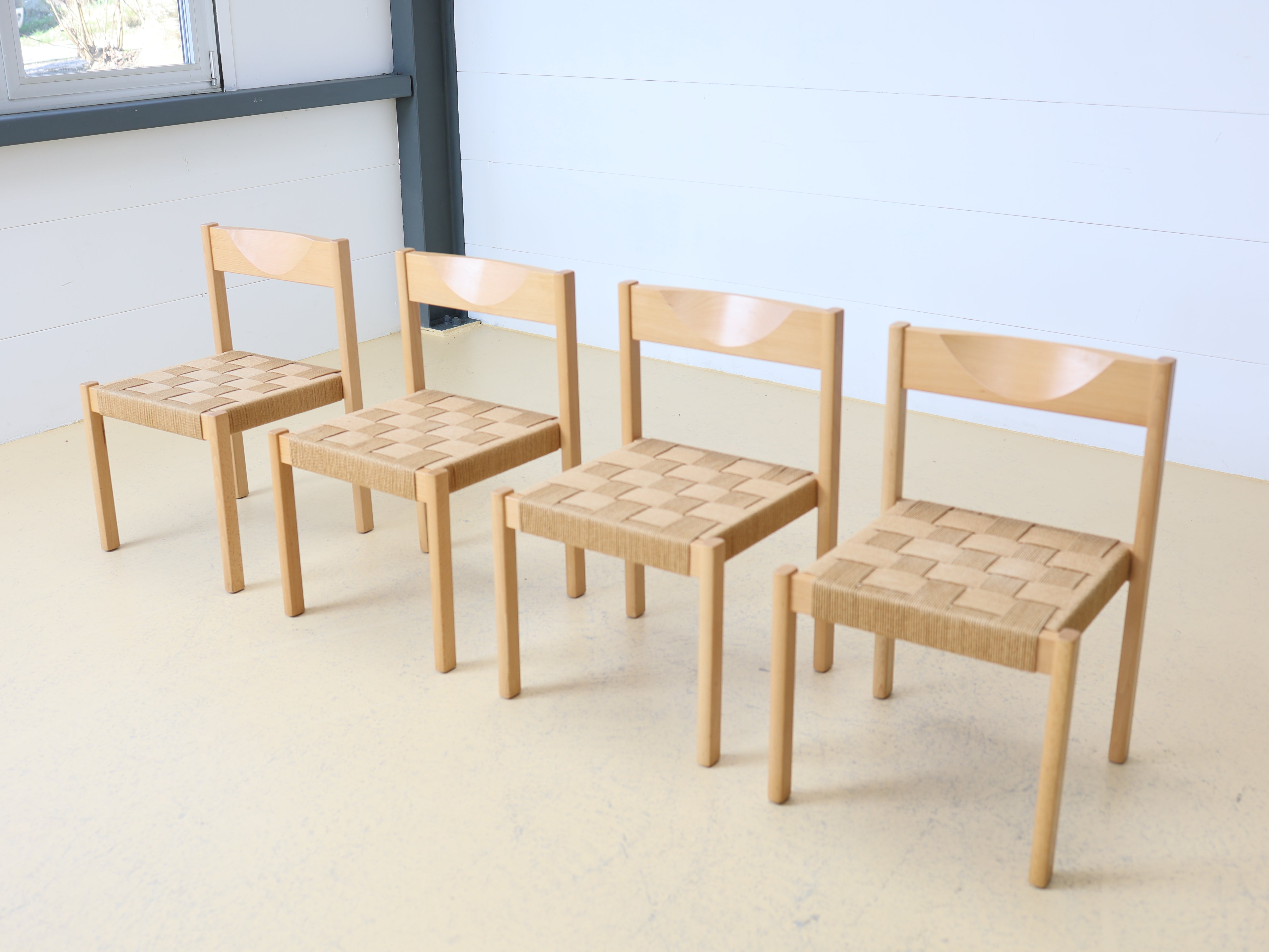 Dietiker Stuhl von Bruno Rey Holz & Geflecht 5