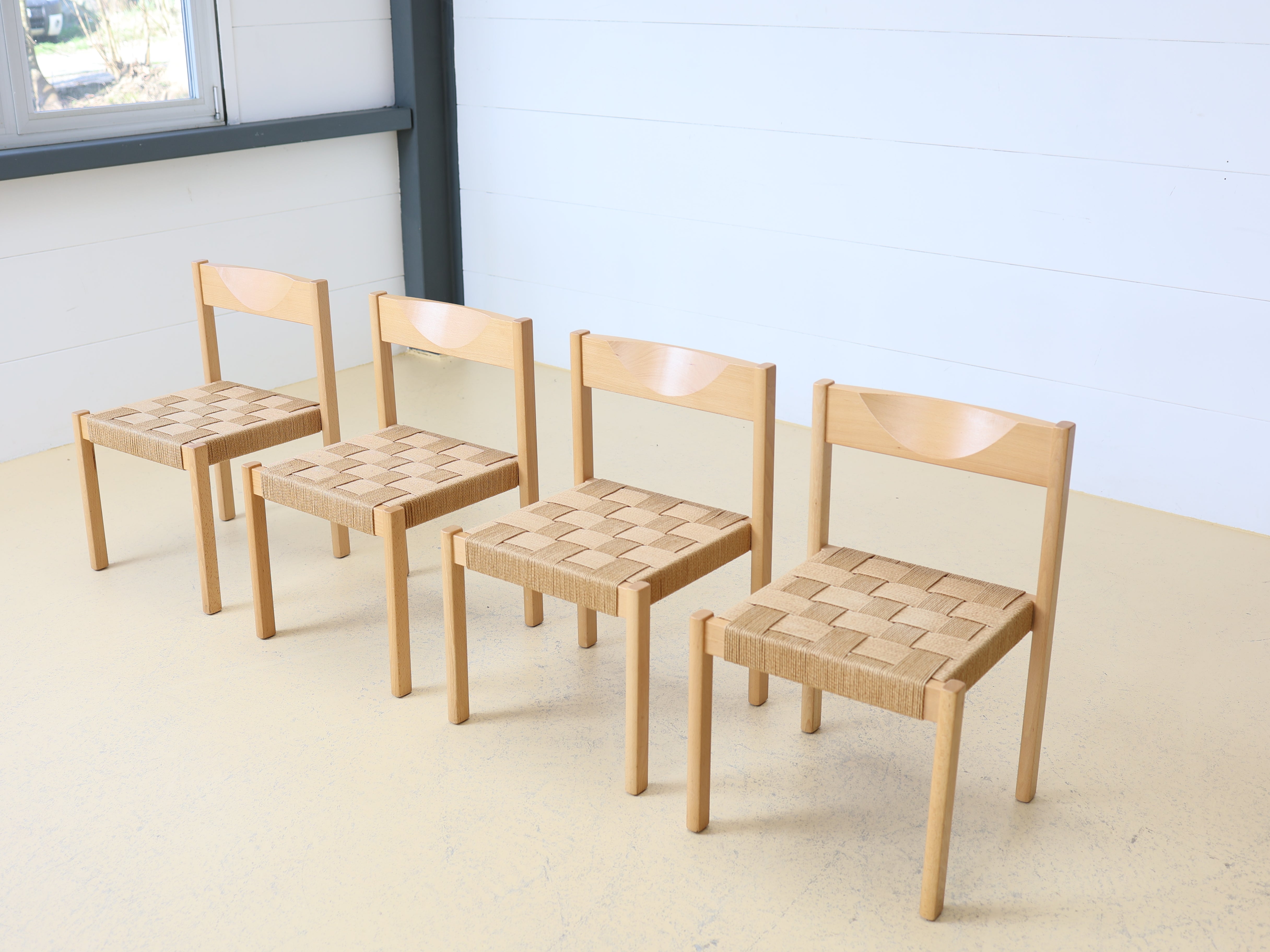 Dietiker Stuhl von Bruno Rey Holz & Geflecht 6