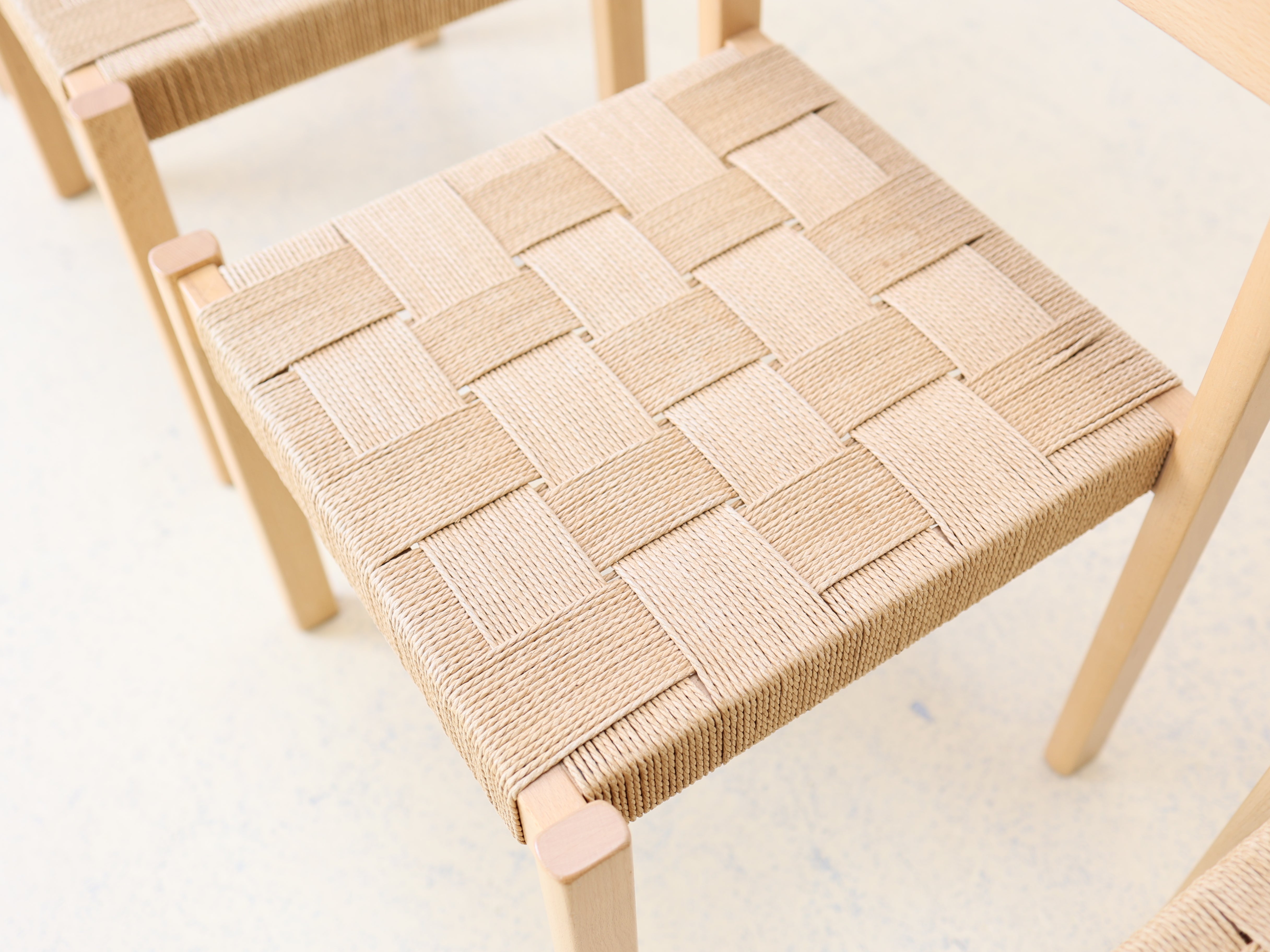 Dietiker Stuhl von Bruno Rey Holz & Geflecht 7