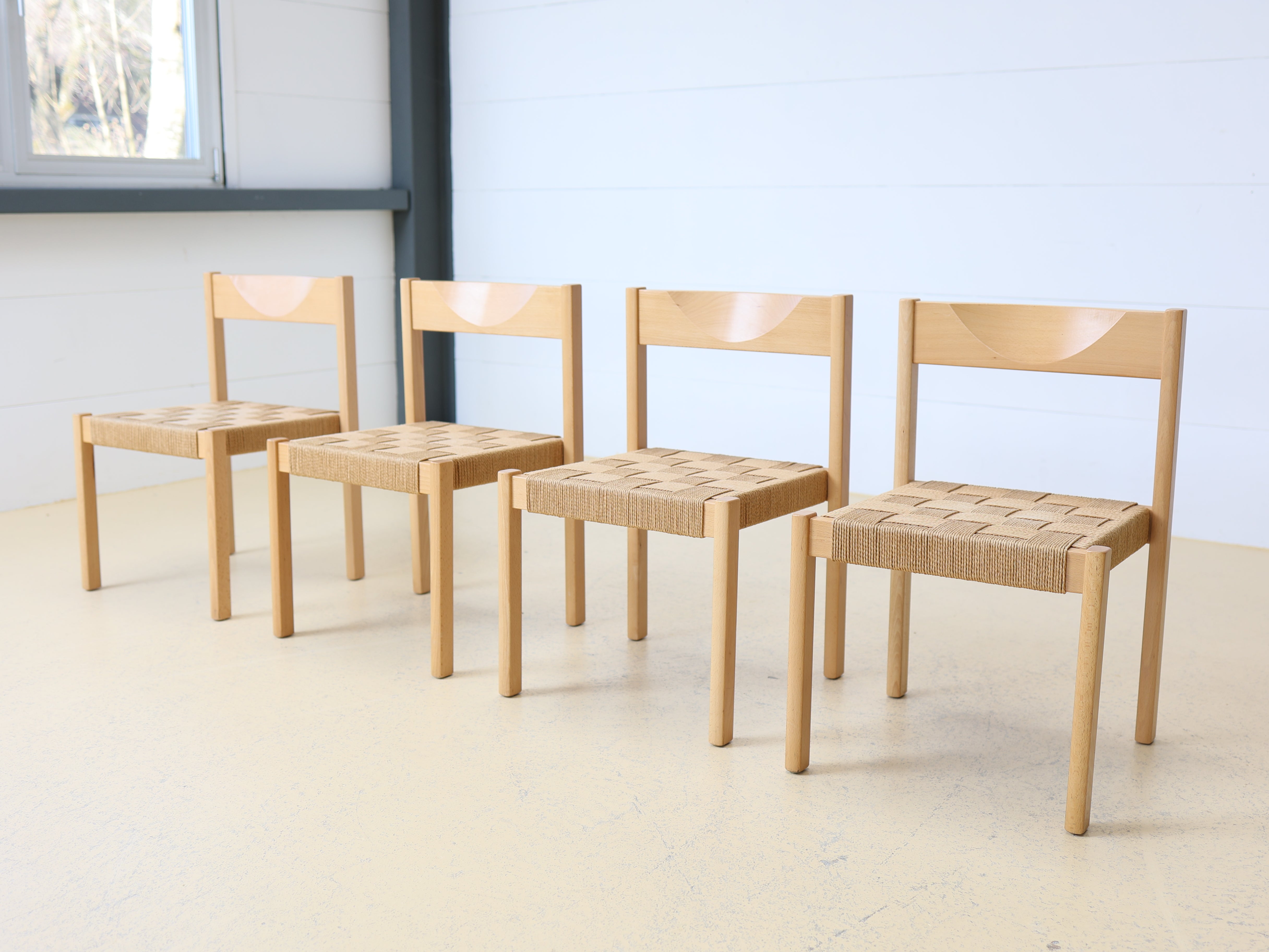 Dietiker Stuhl von Bruno Rey Holz & Geflecht 8