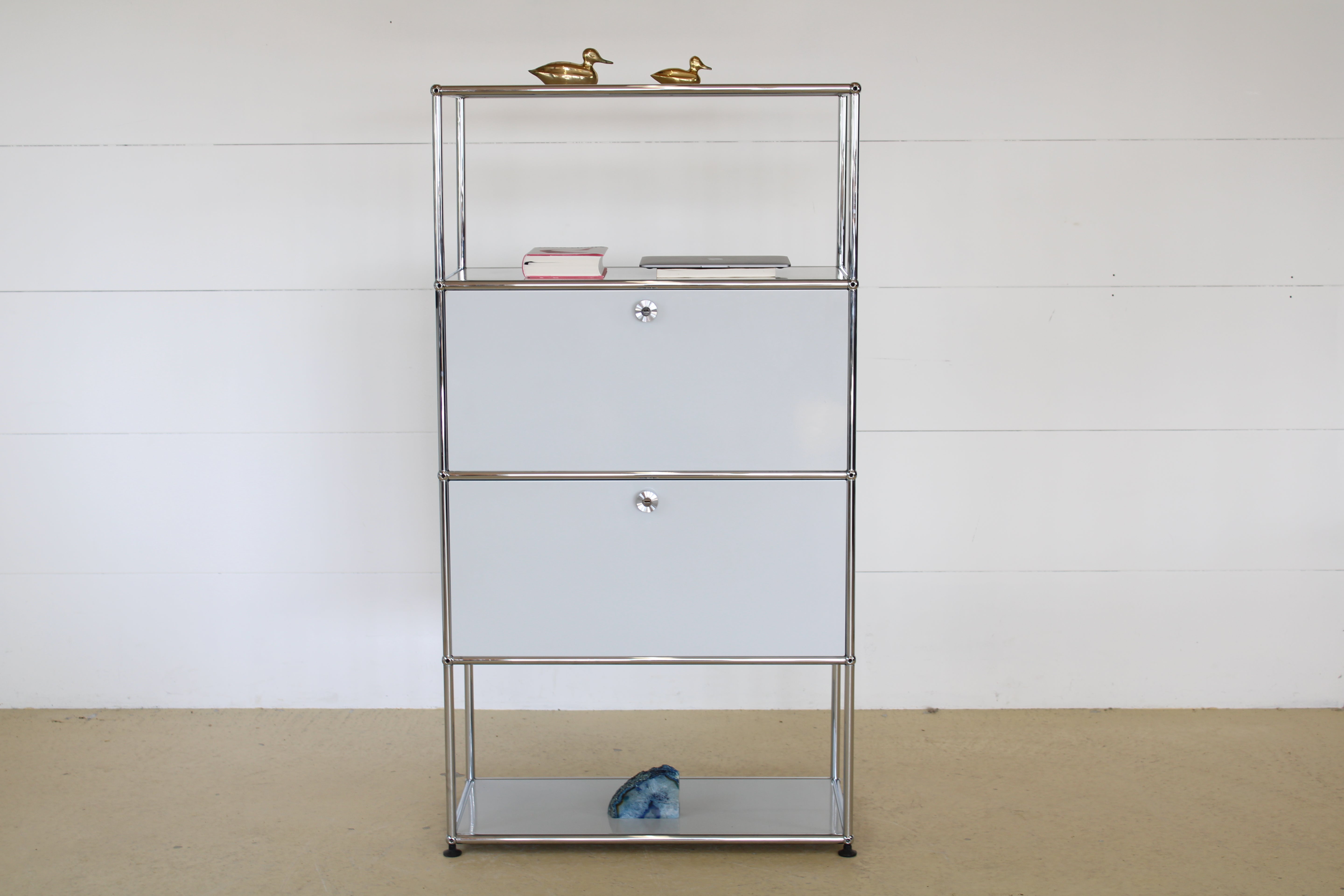 USM Haller Highboard & Schreibtisch Lichtgrau 4