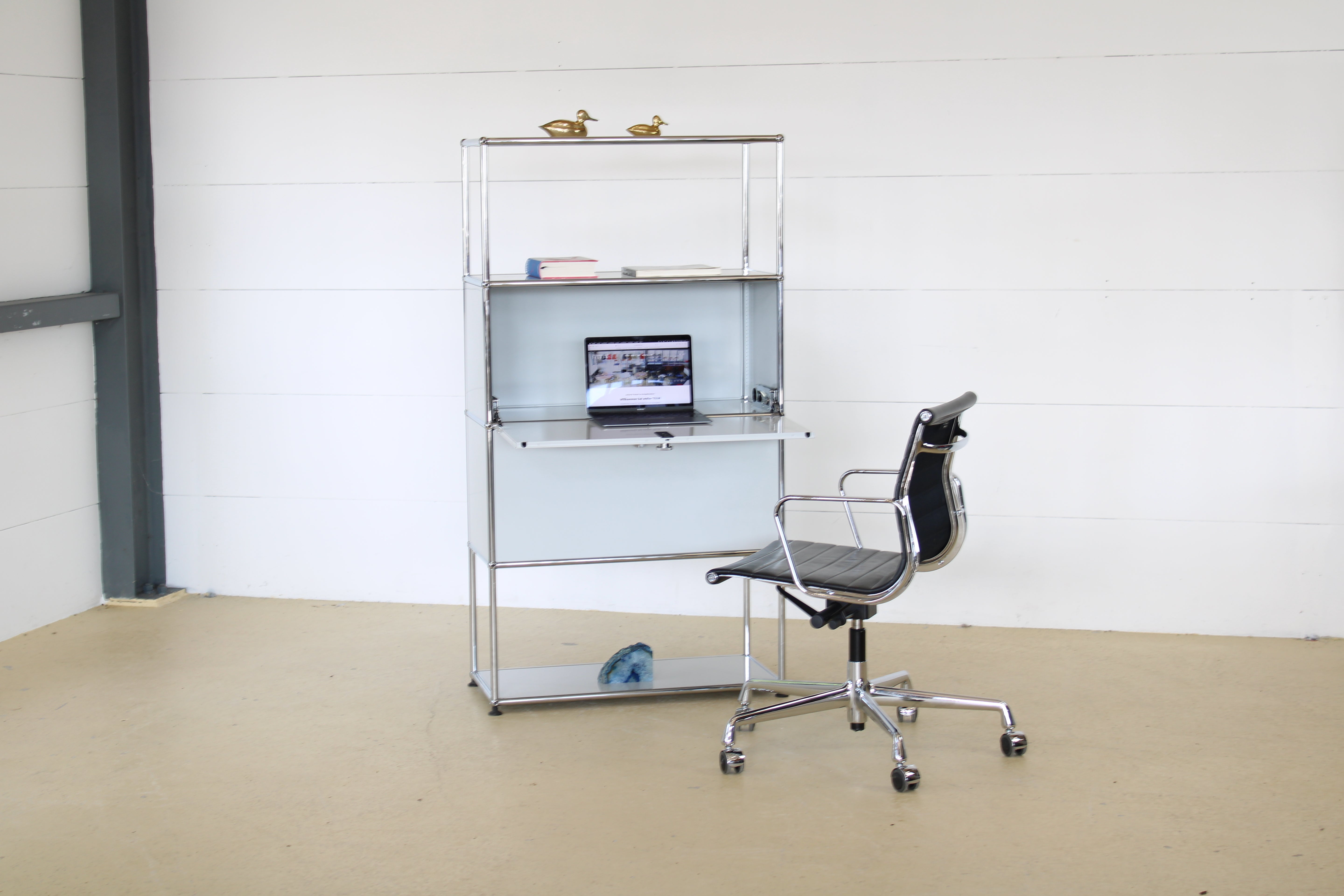 USM Haller Highboard & Schreibtisch Lichtgrau 6