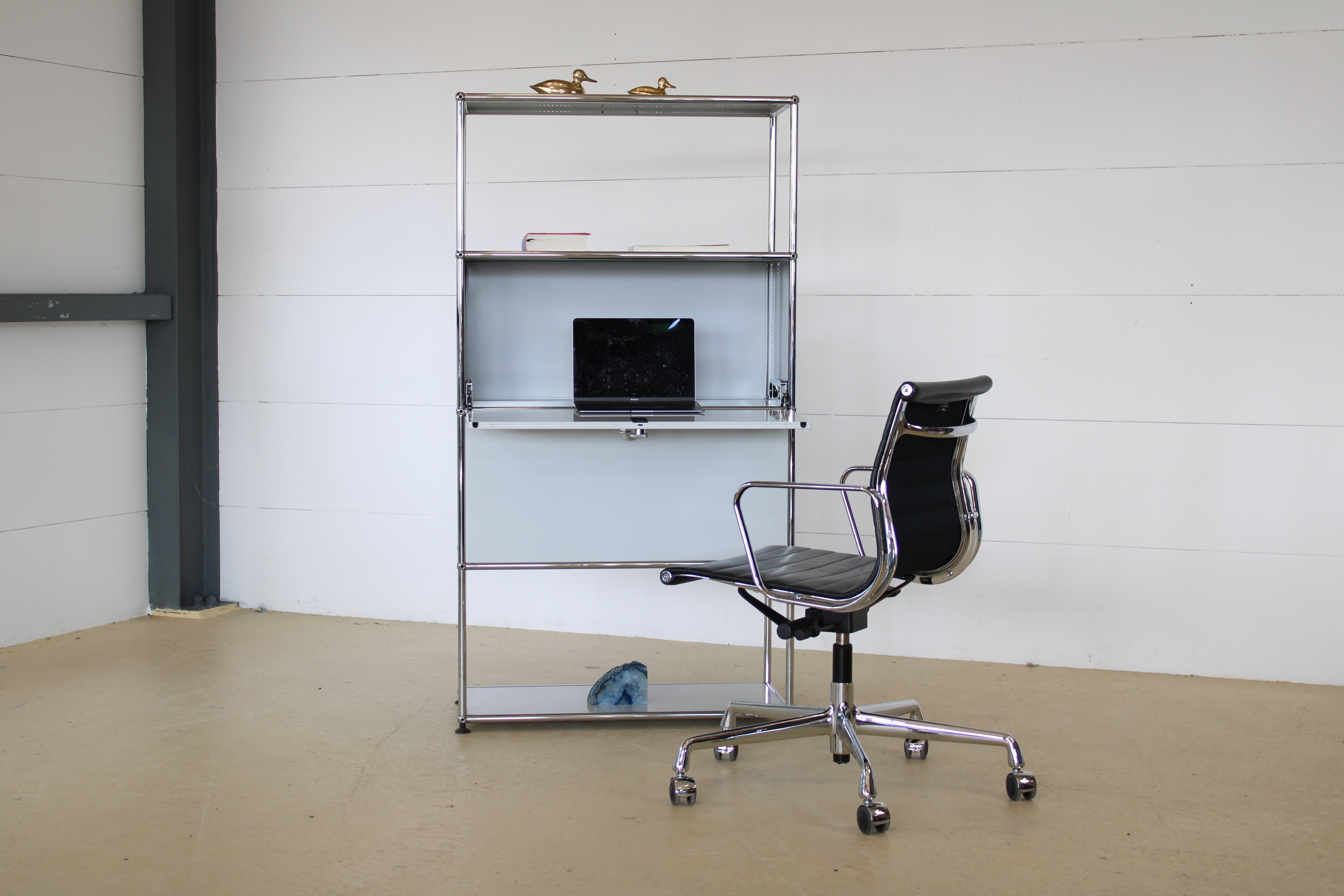 USM Haller Highboard & Schreibtisch Lichtgrau 7