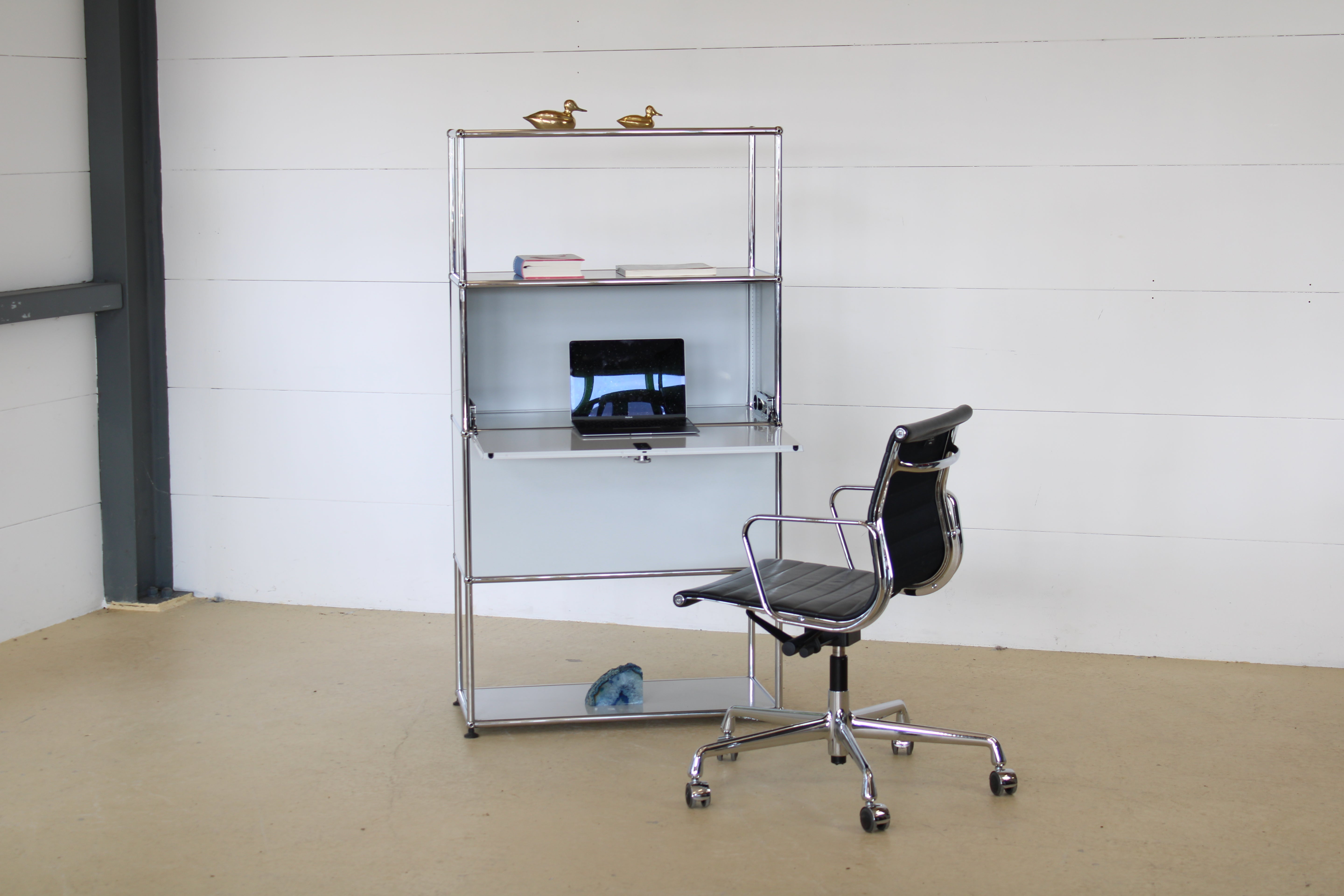 USM Haller Highboard & Schreibtisch Lichtgrau 8