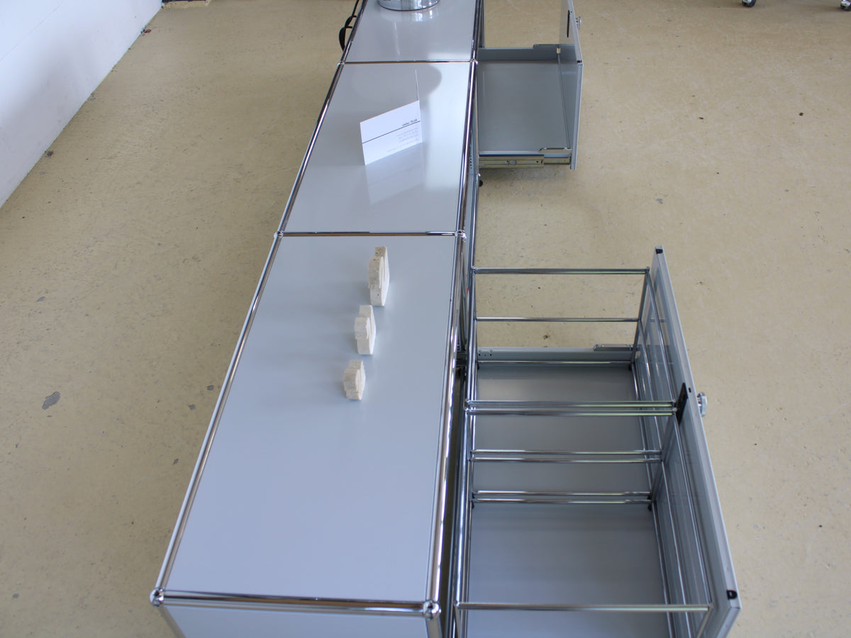 USM Haller Lowboard 3x1 Lichtgrau 5