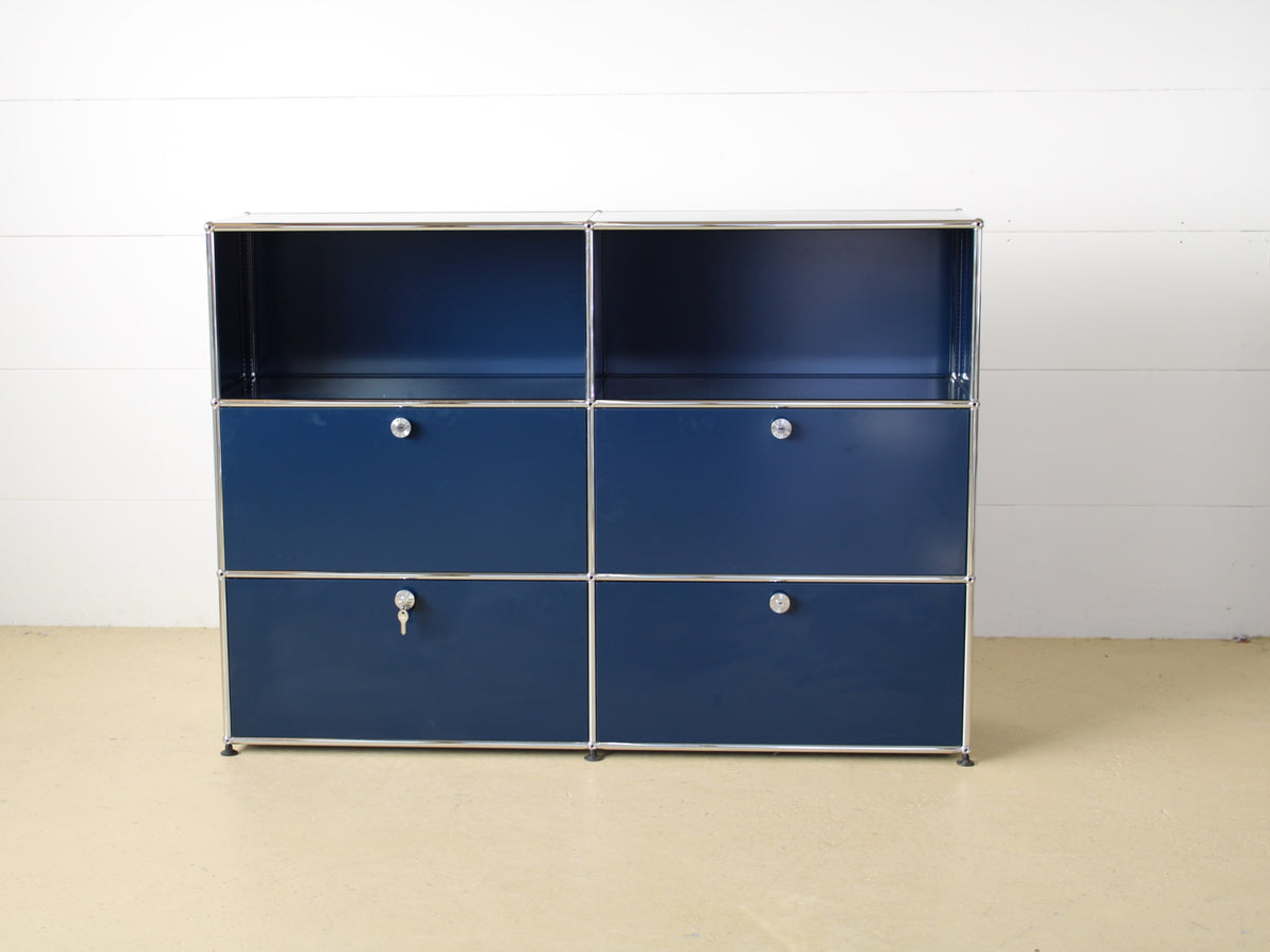 USM Haller Sideboard 2x3 Blau 1