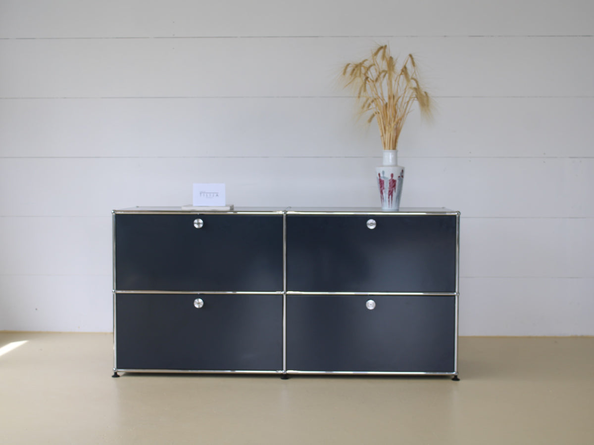 USM Haller Sideboard 2x2 Anthrazitgrau 2