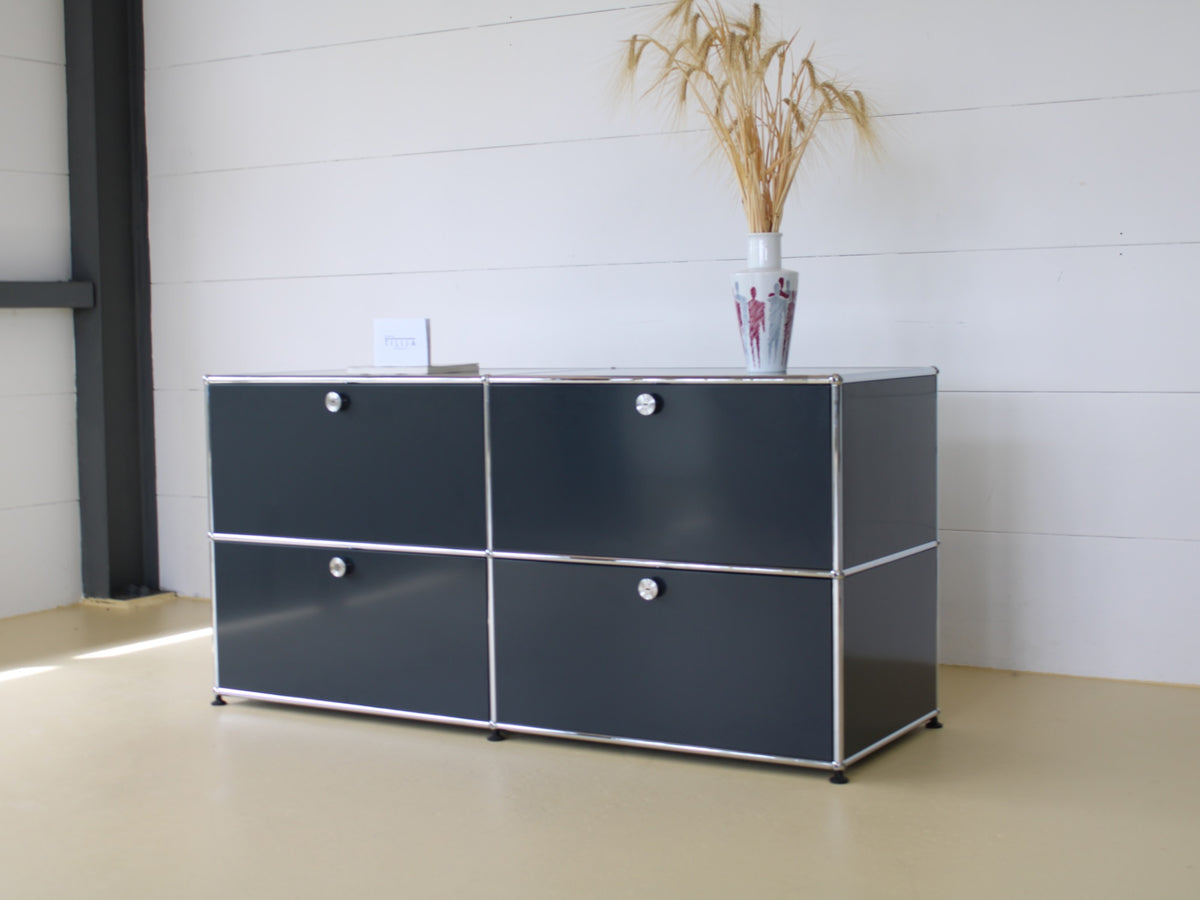 USM Haller Sideboard 2x2 Anthrazitgrau 3