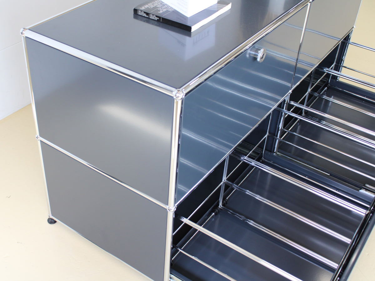 USM Haller Sideboard 2x2 Anthrazitgrau 5