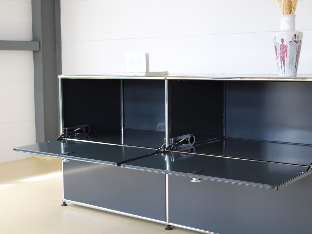 USM Haller Sideboard 2x2 Anthrazitgrau 7
