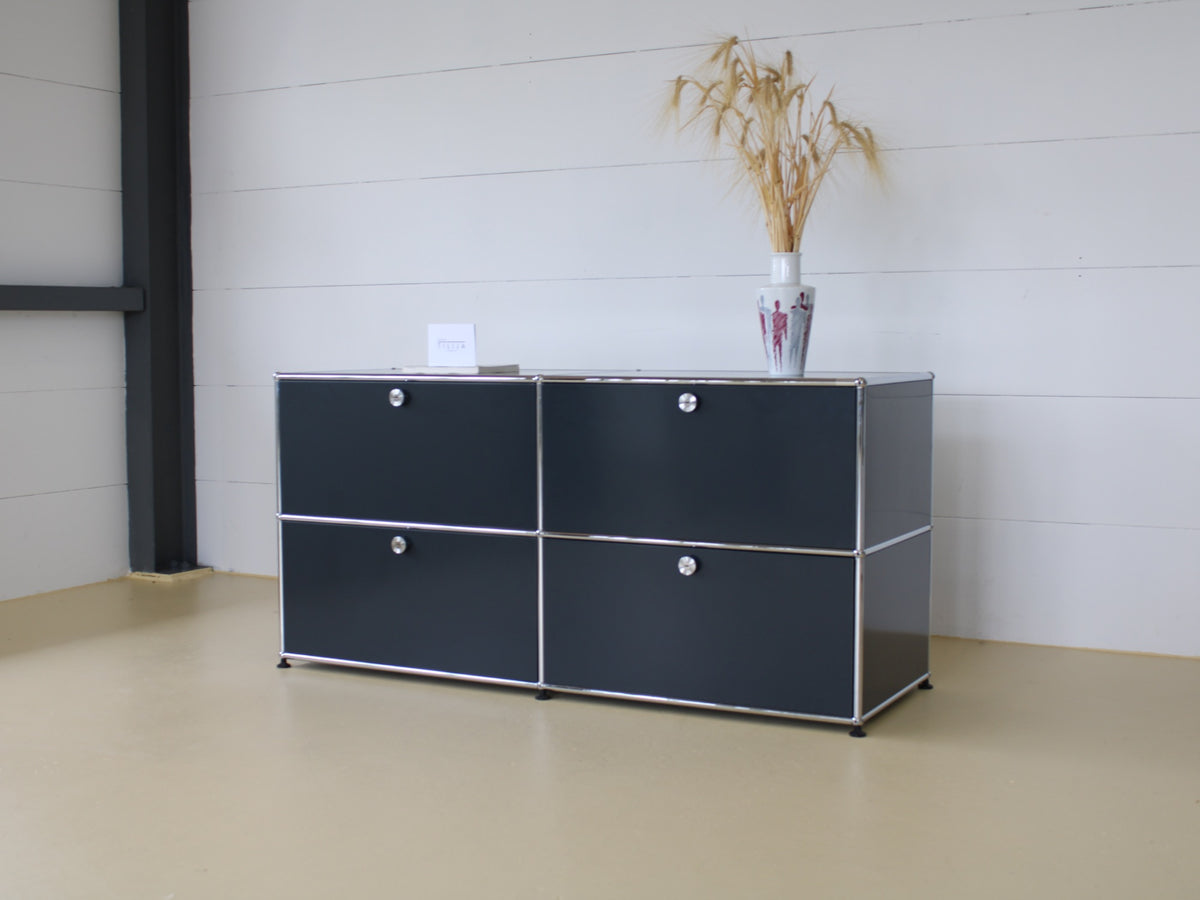USM Haller Sideboard 2x2 Anthrazitgrau 9