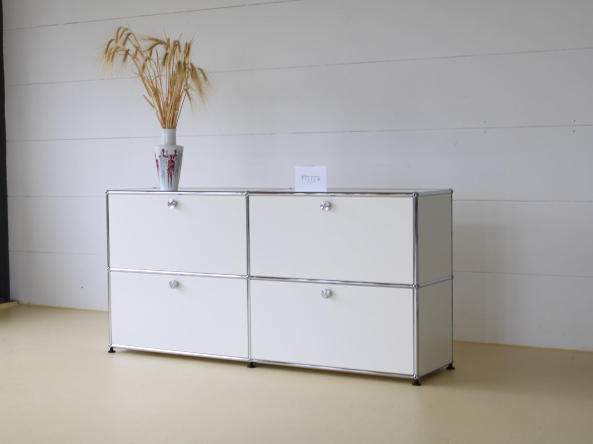 USM Haller Sideboard 2x2 | Reinweiss