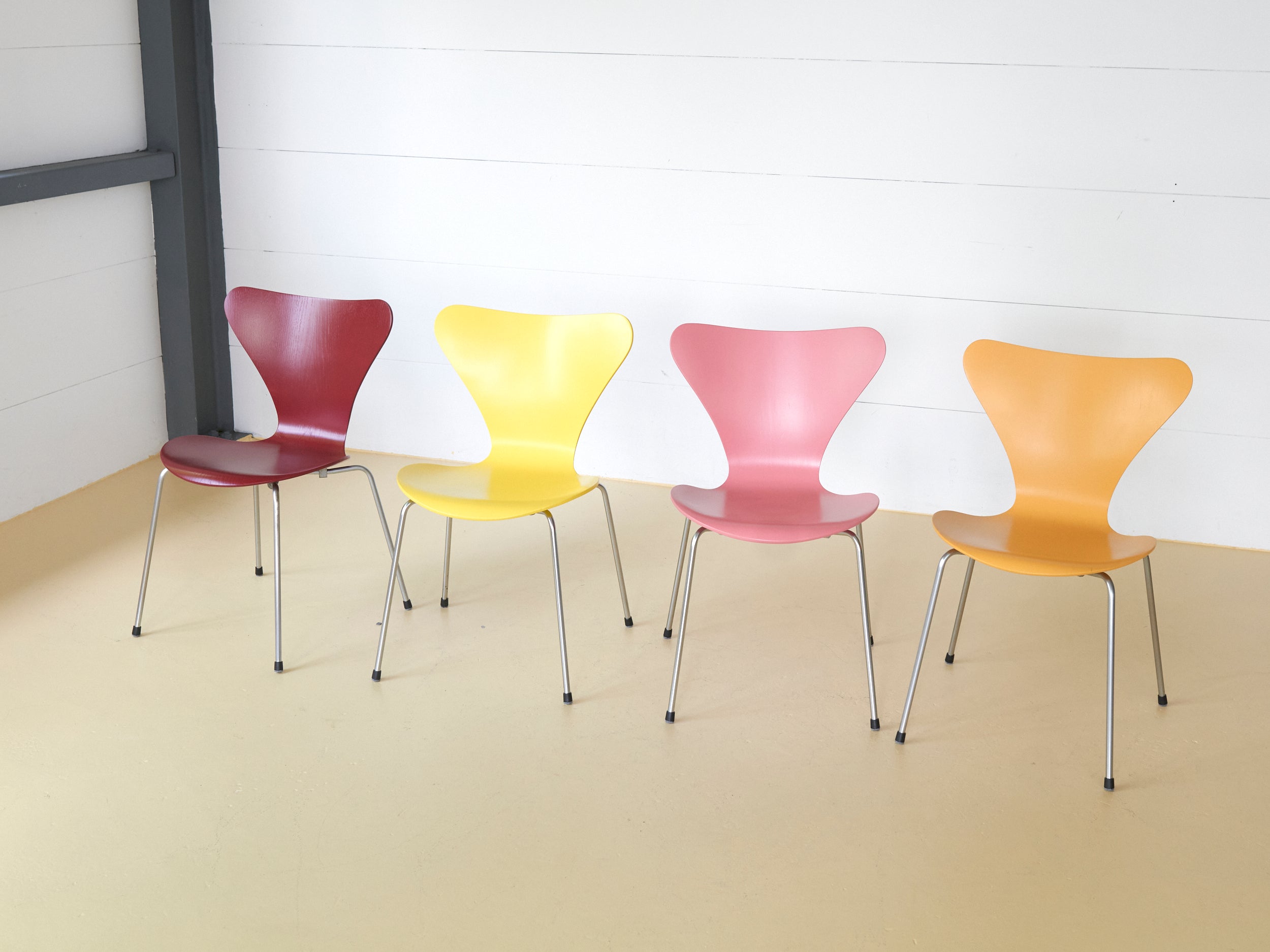 4er Set Stühle Fritz Hansen von Arne Jacobsen