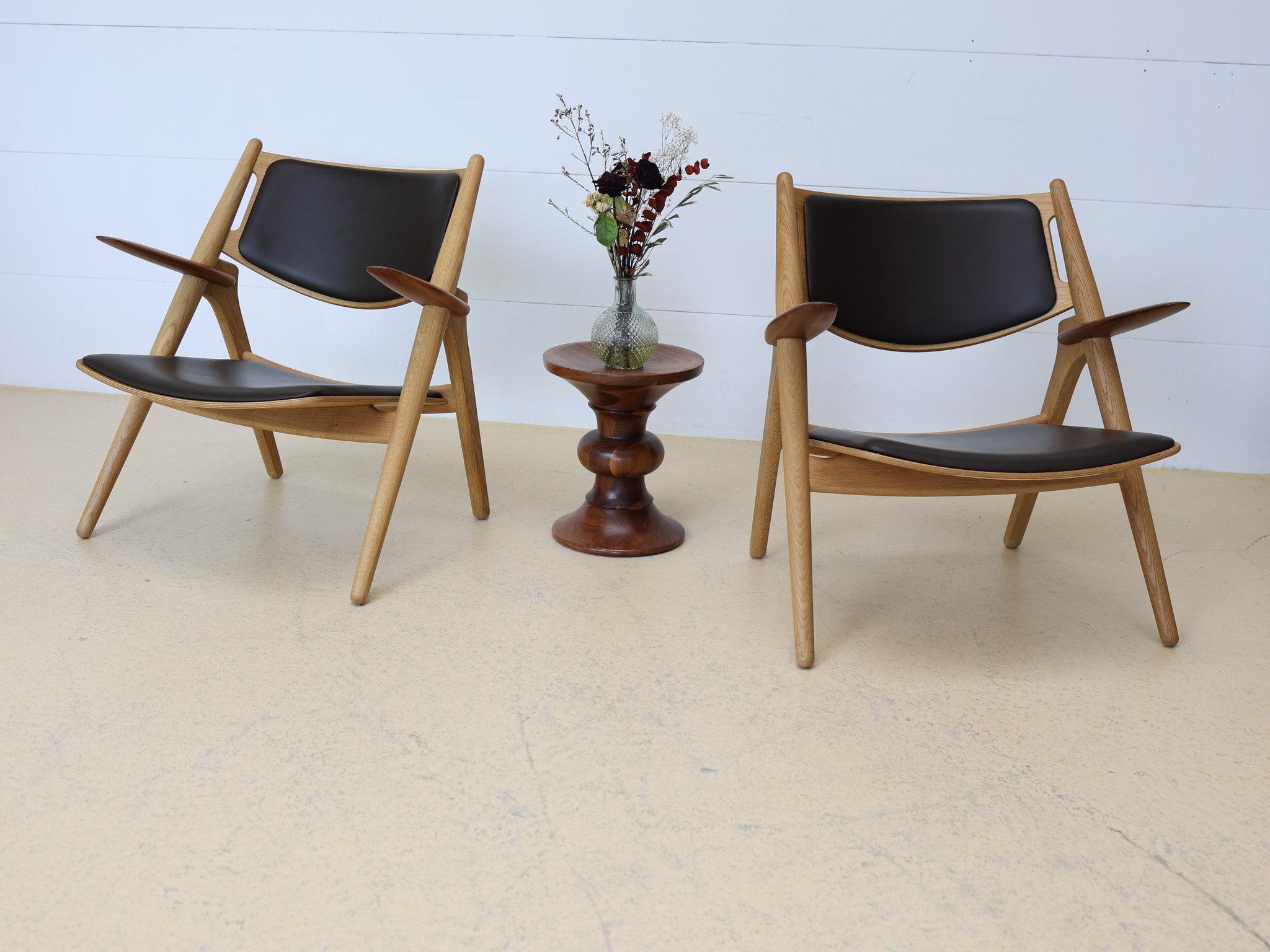 Carl Hansen CH28P Rückenlehne aus gebogenem Formsperrholz Eiche