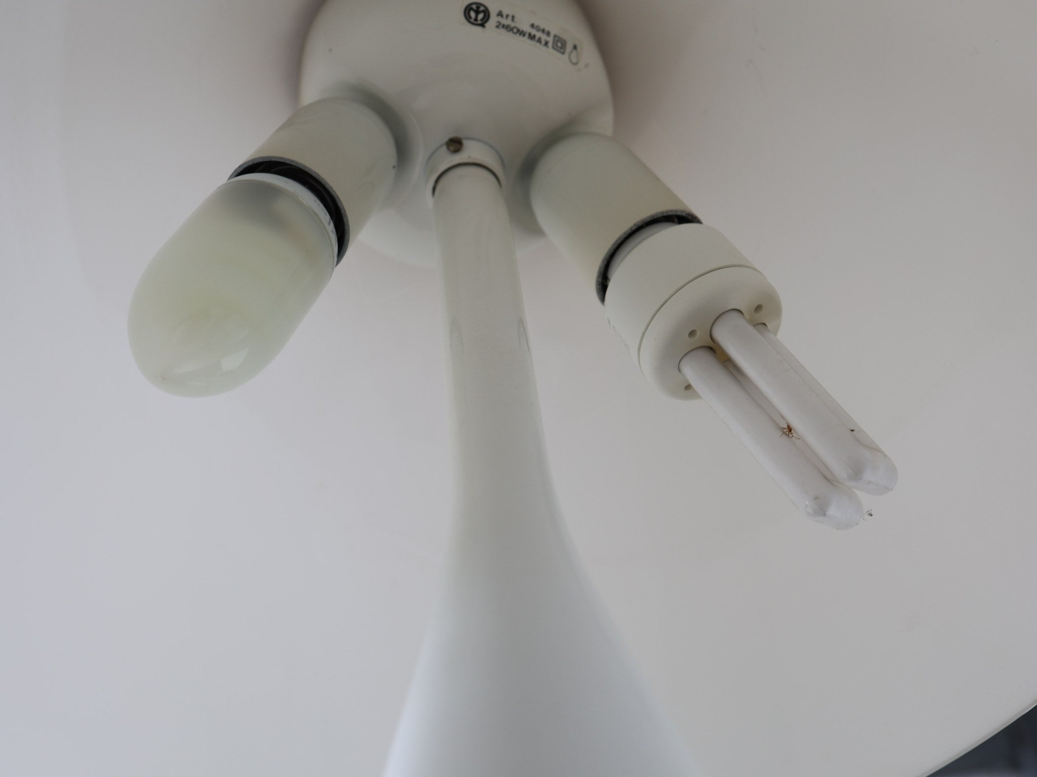 iGuzzini Baobab Tischleuchten Set Space Age Pilzlampen weiss