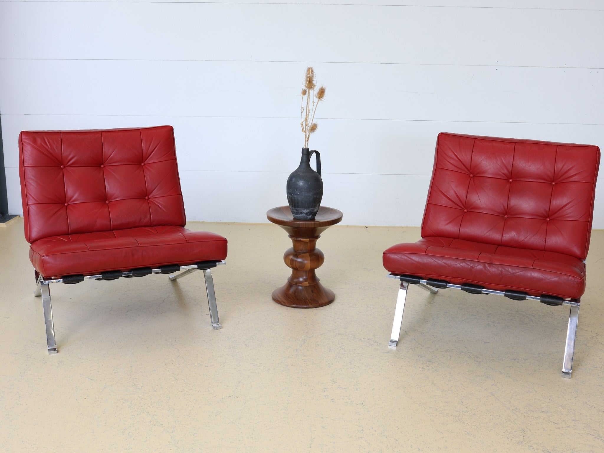Freischwinger-Konstruktion Flachstahl Knoll Tugendhat Chair Occasion