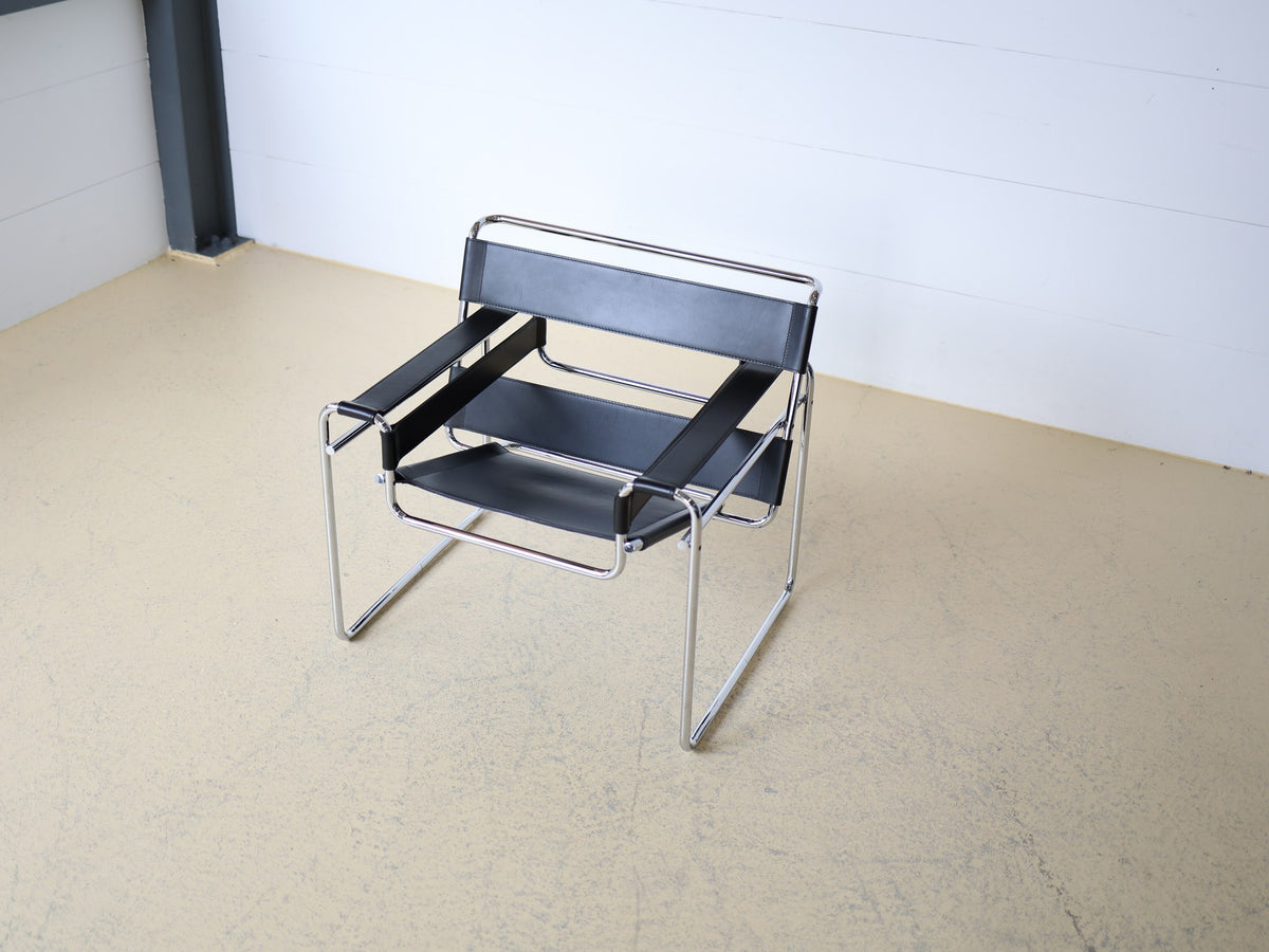 Gesamtansicht Wassily Chair Model B3 von Marcel Breuer – Knoll International, sehr guter Zustand