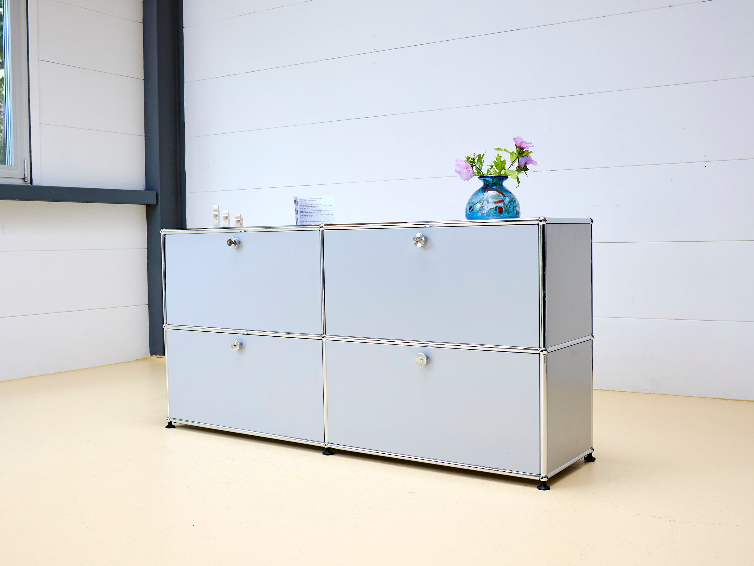 USM Haller Sideboard in Mattsilber