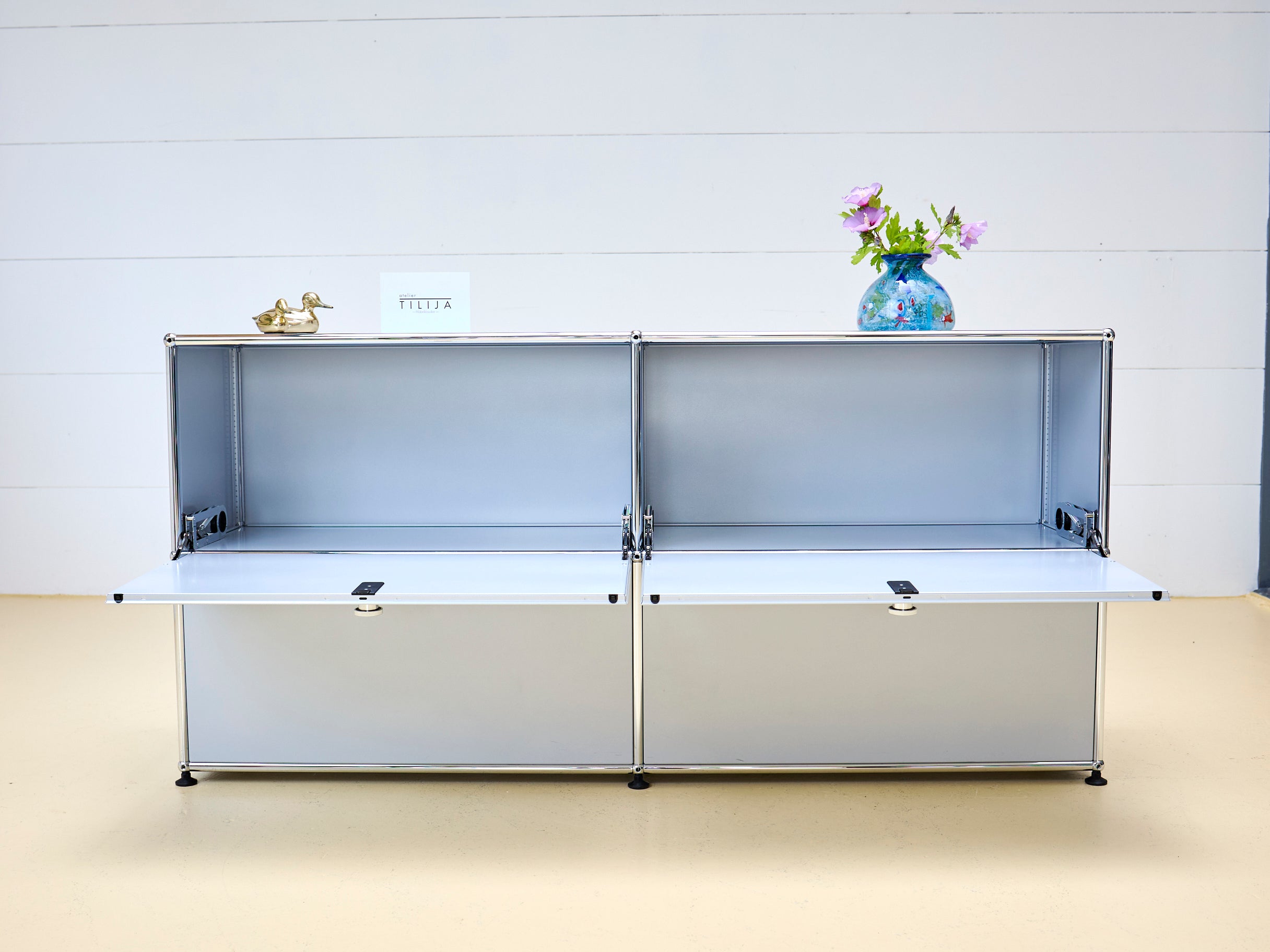 USM Haller Sideboard in Mattsilber