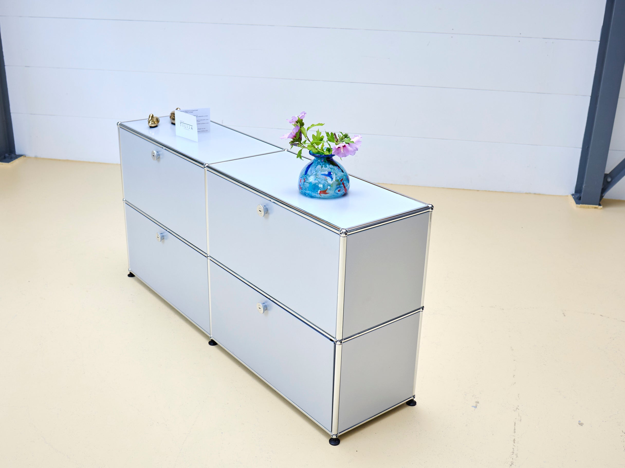 USM Haller Sideboard in Mattsilber