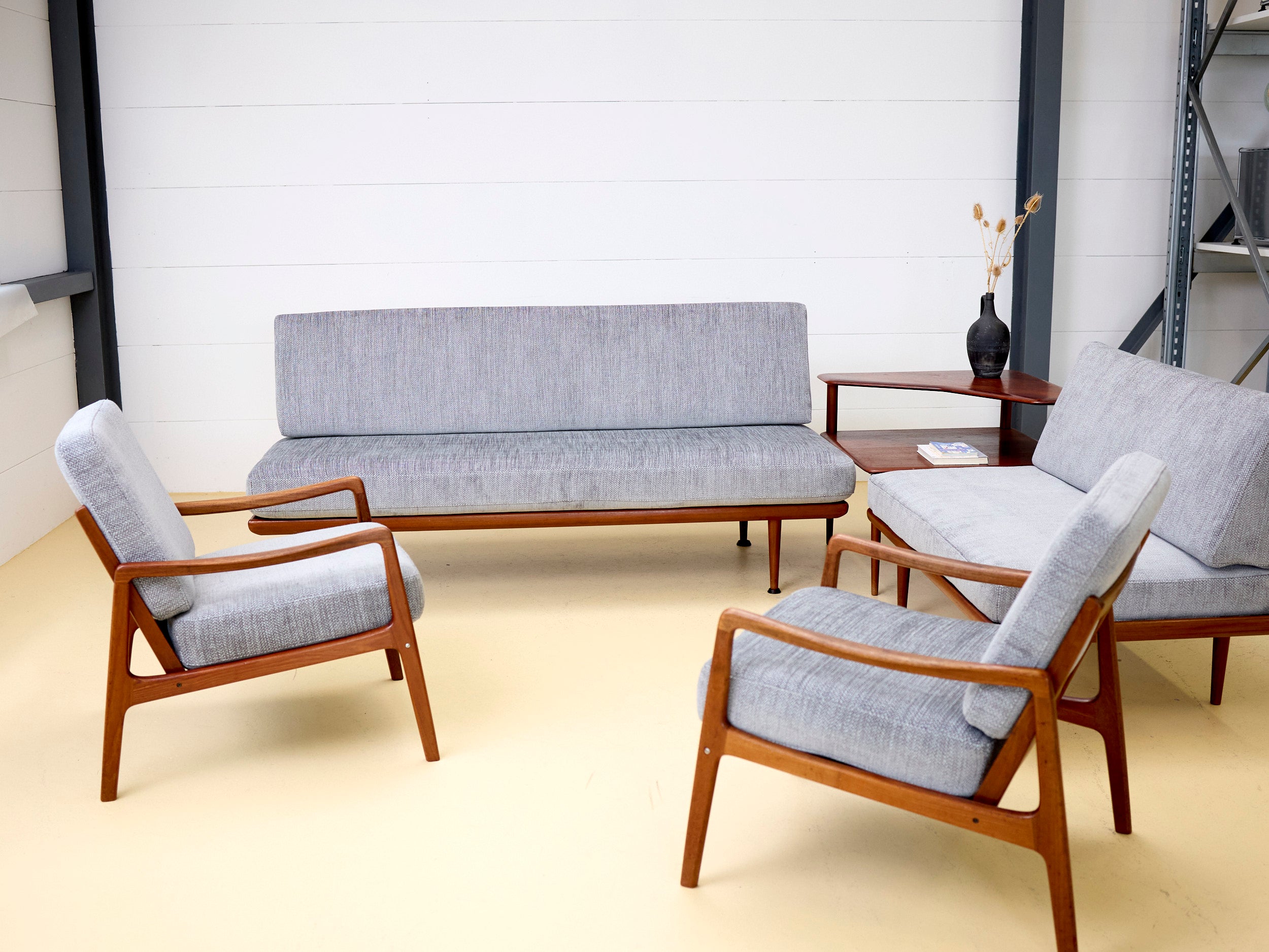 Minerva Sofa-Set von Peter Hvidt & Orla Mølgaard-Nielsen