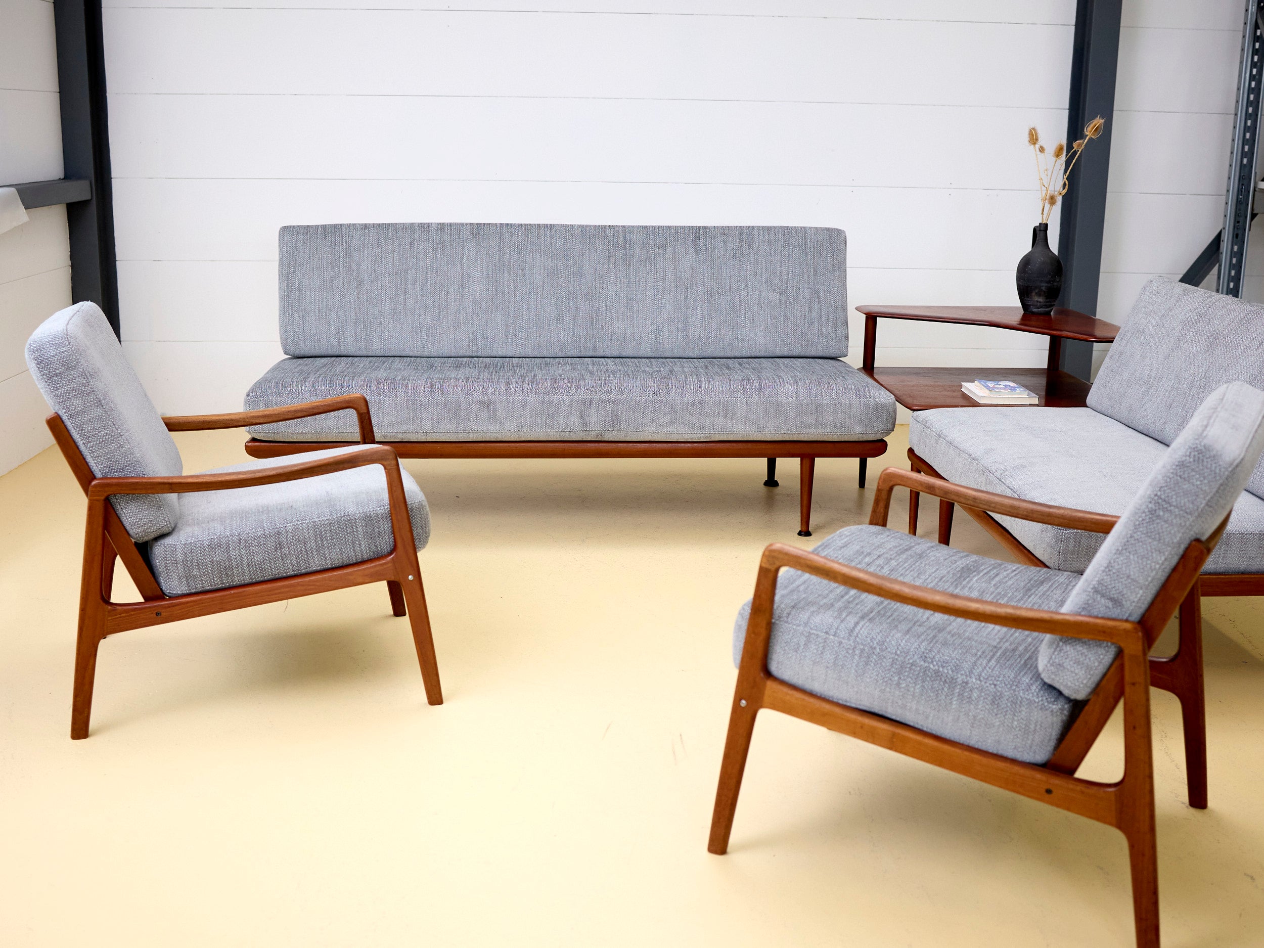 Minerva Sofa-Set von Peter Hvidt & Orla Mølgaard-Nielsen