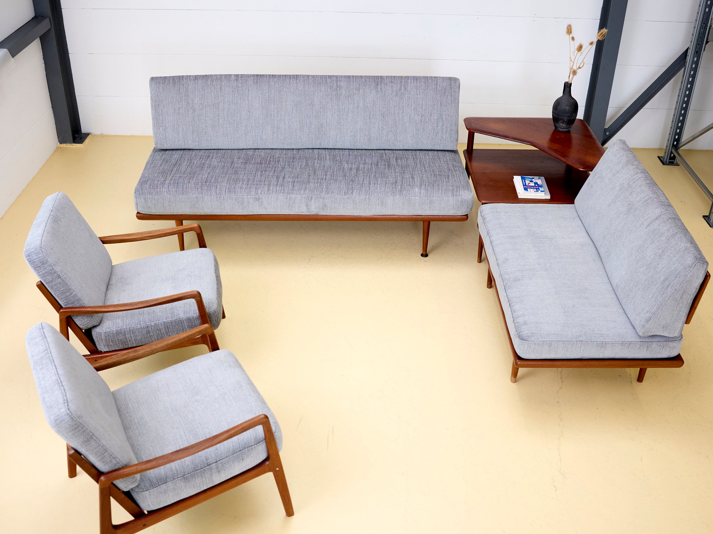 Minerva Sofa-Set von Peter Hvidt & Orla Mølgaard-Nielsen