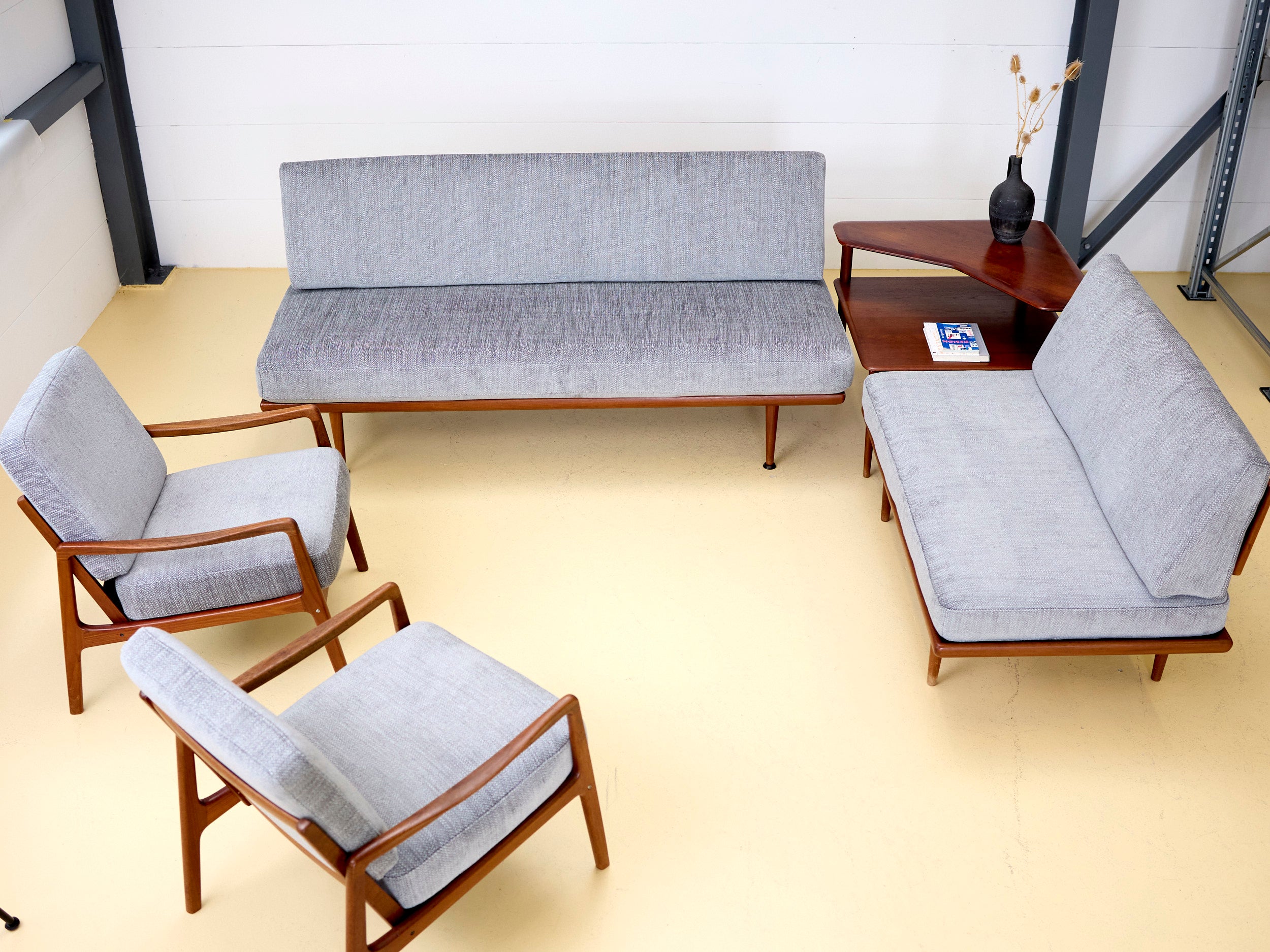 Minerva Sofa-Set von Peter Hvidt & Orla Mølgaard-Nielsen