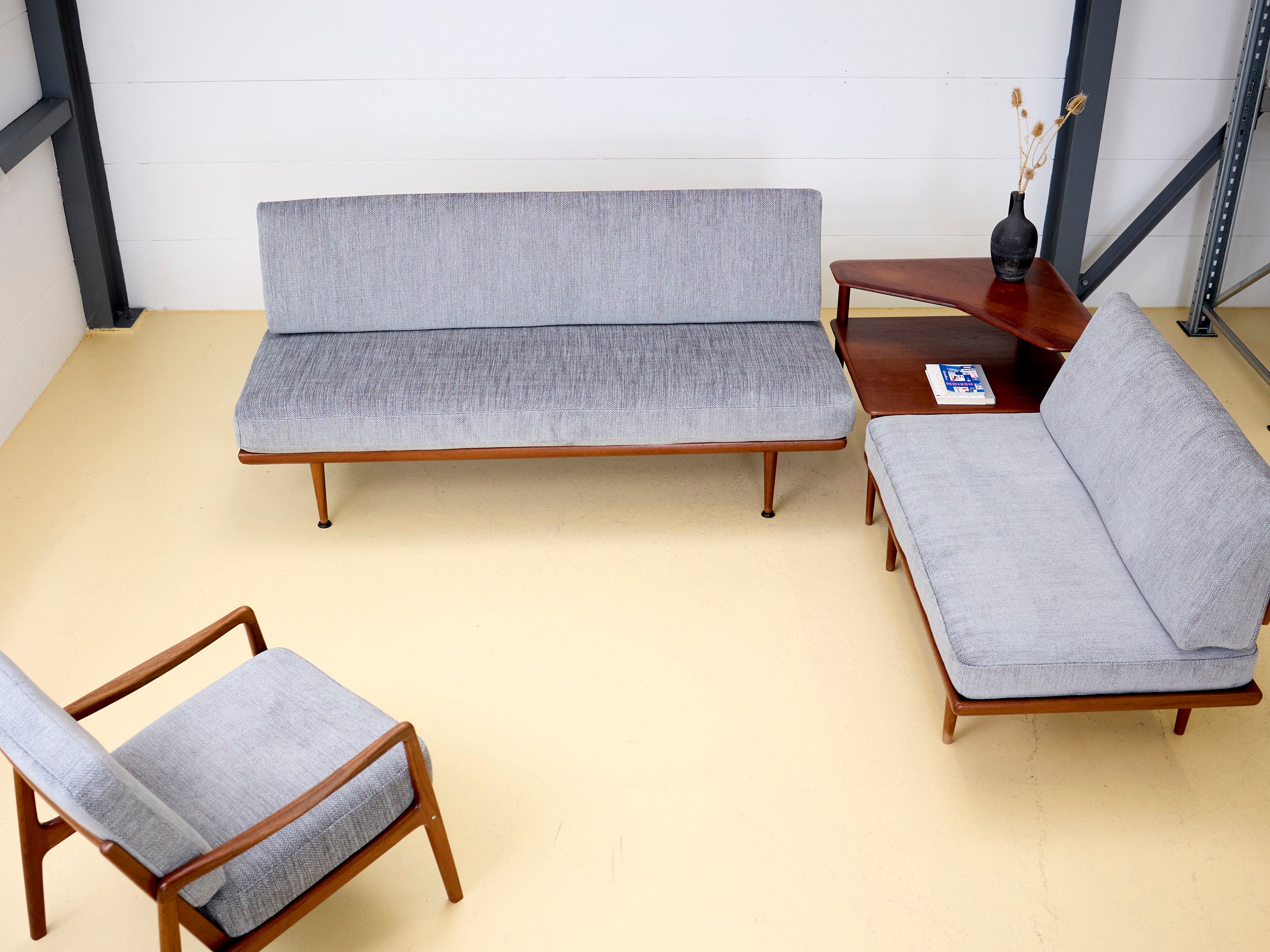 Minerva Sofa-Set von Peter Hvidt & Orla Mølgaard-Nielsen