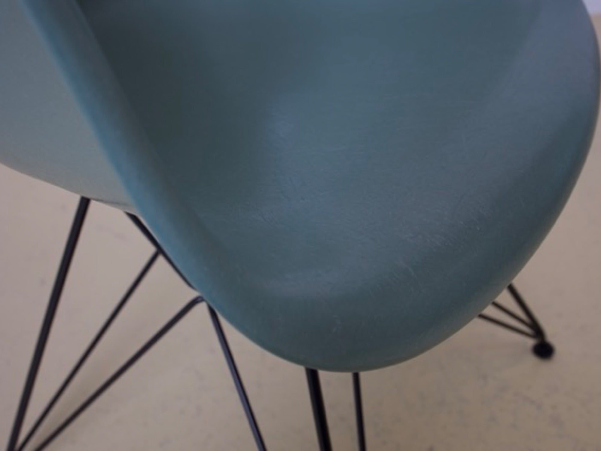 VITRA Eames Armchairs DAW in Seafoam