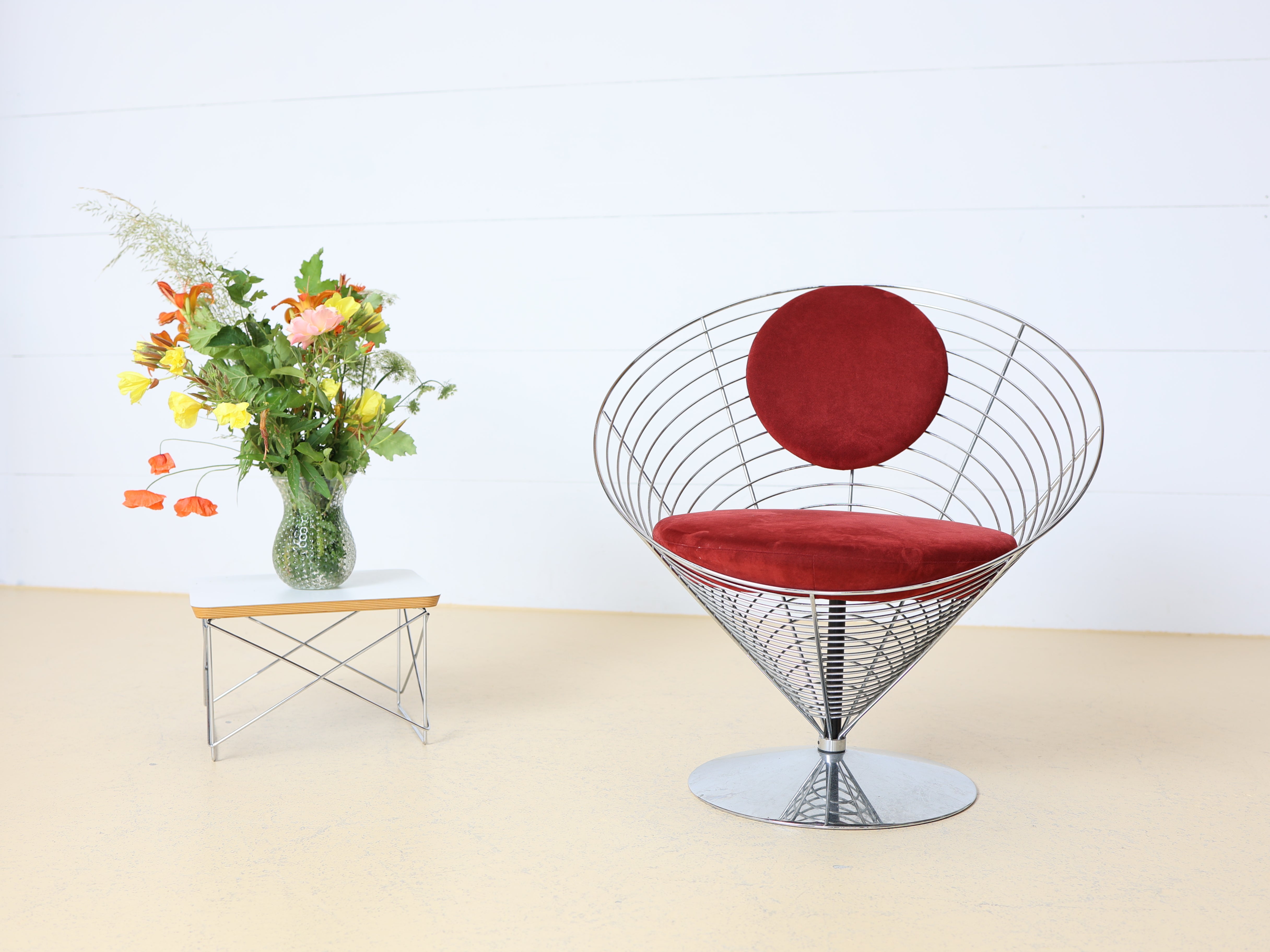 Verner Panton Wire Cone Chair, Fritz Hansen