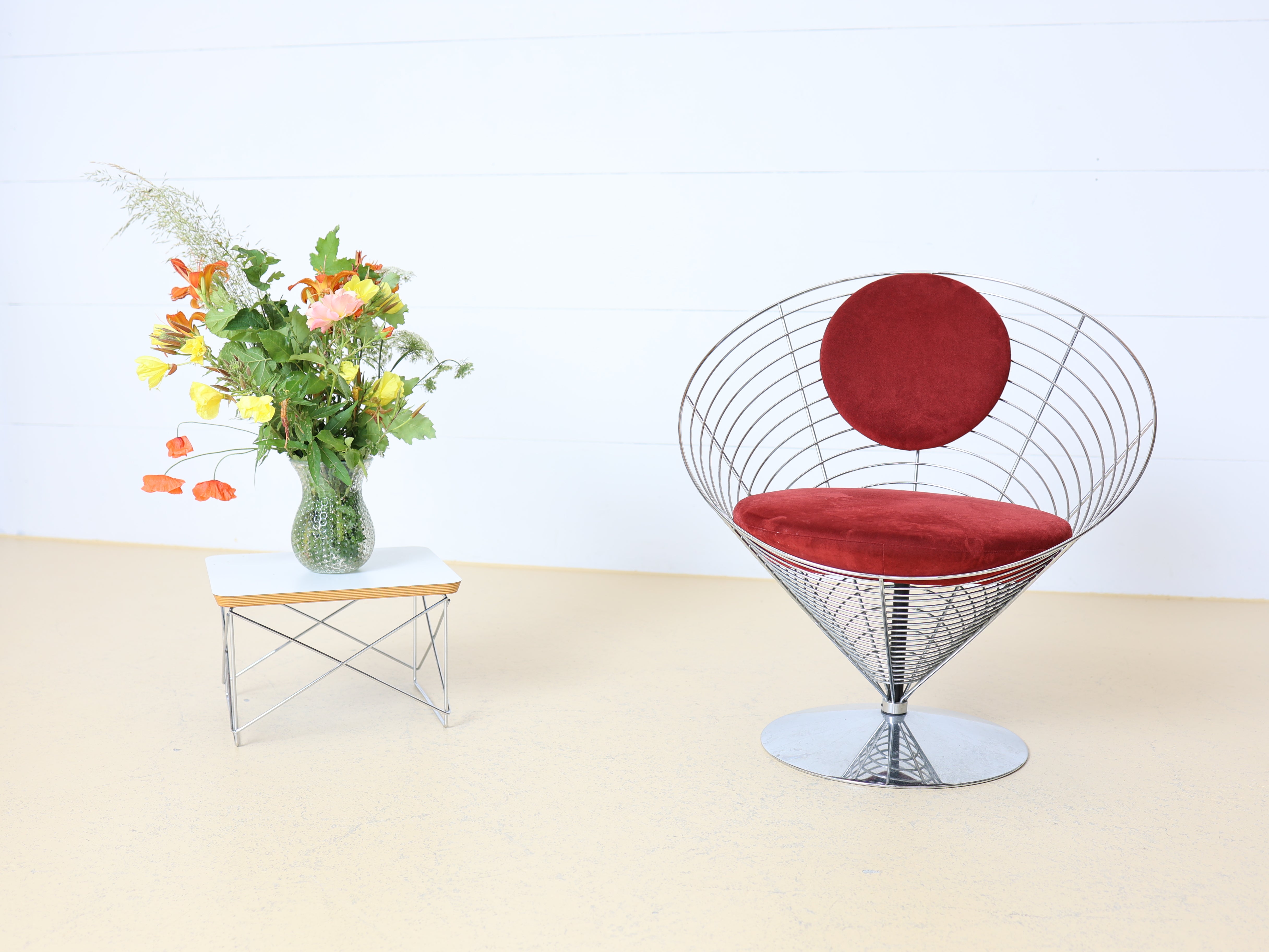 Verner Panton Wire Cone Chair, Fritz Hansen