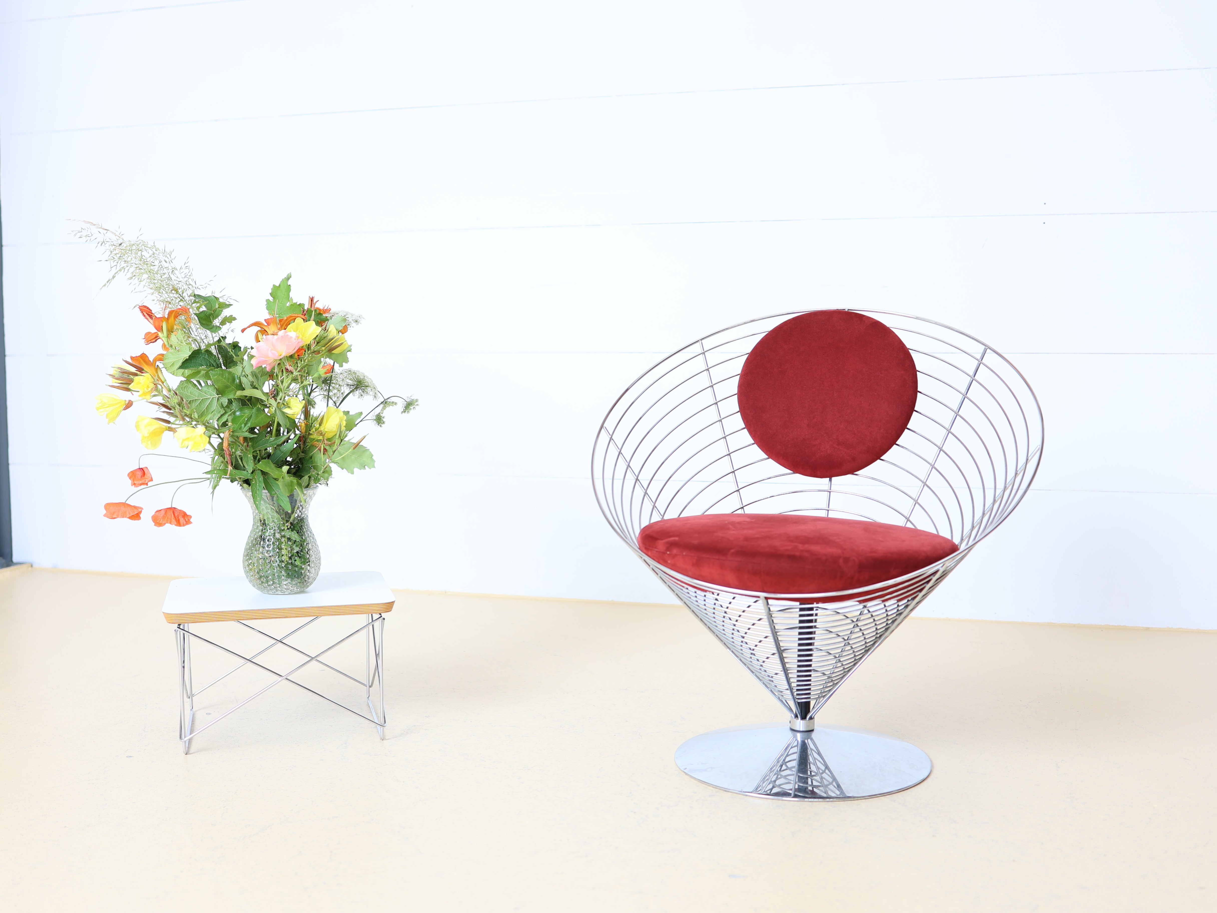 Verner Panton Wire Cone Chair, Fritz Hansen