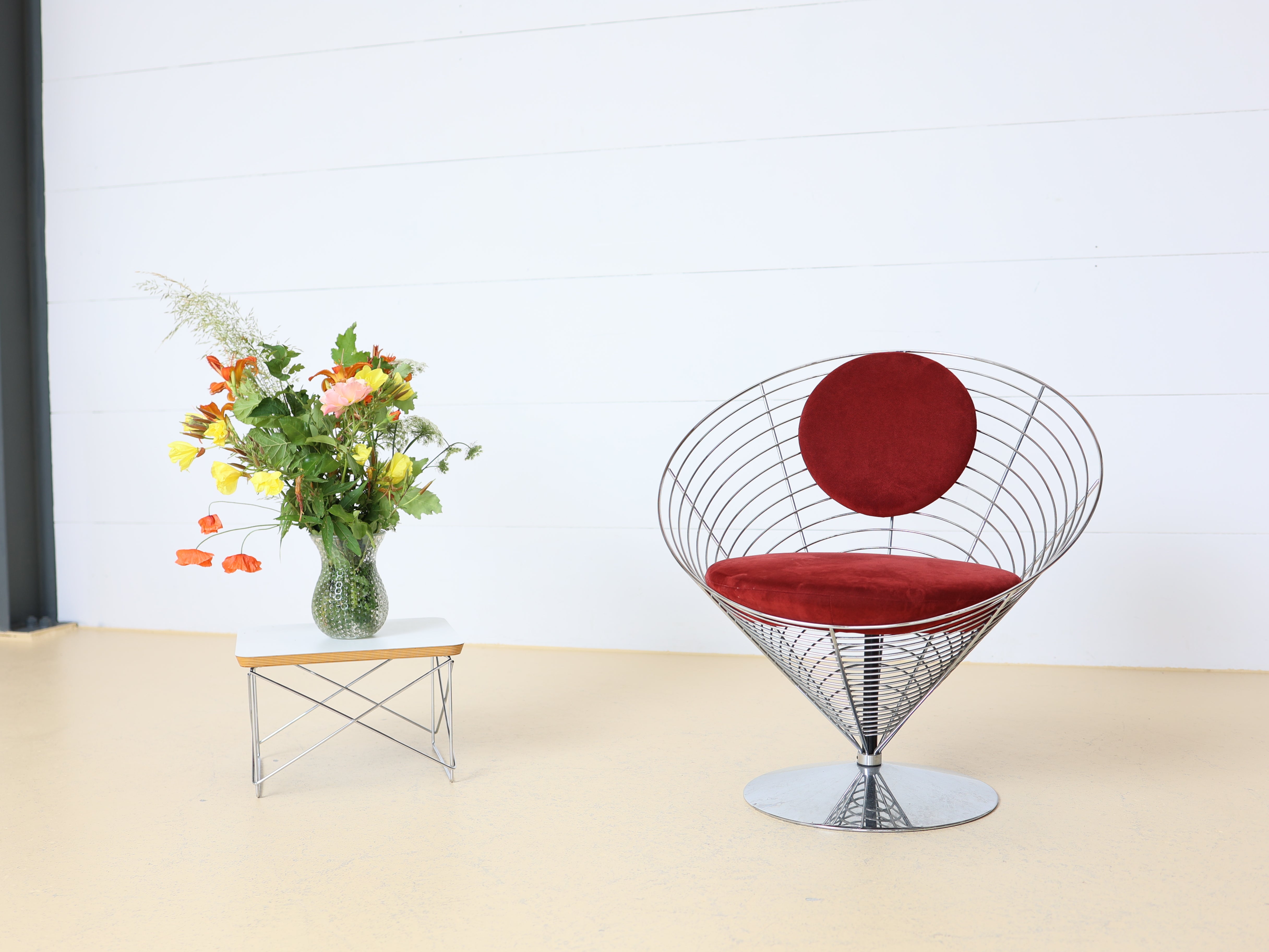 Verner Panton Wire Cone Chair, Fritz Hansen