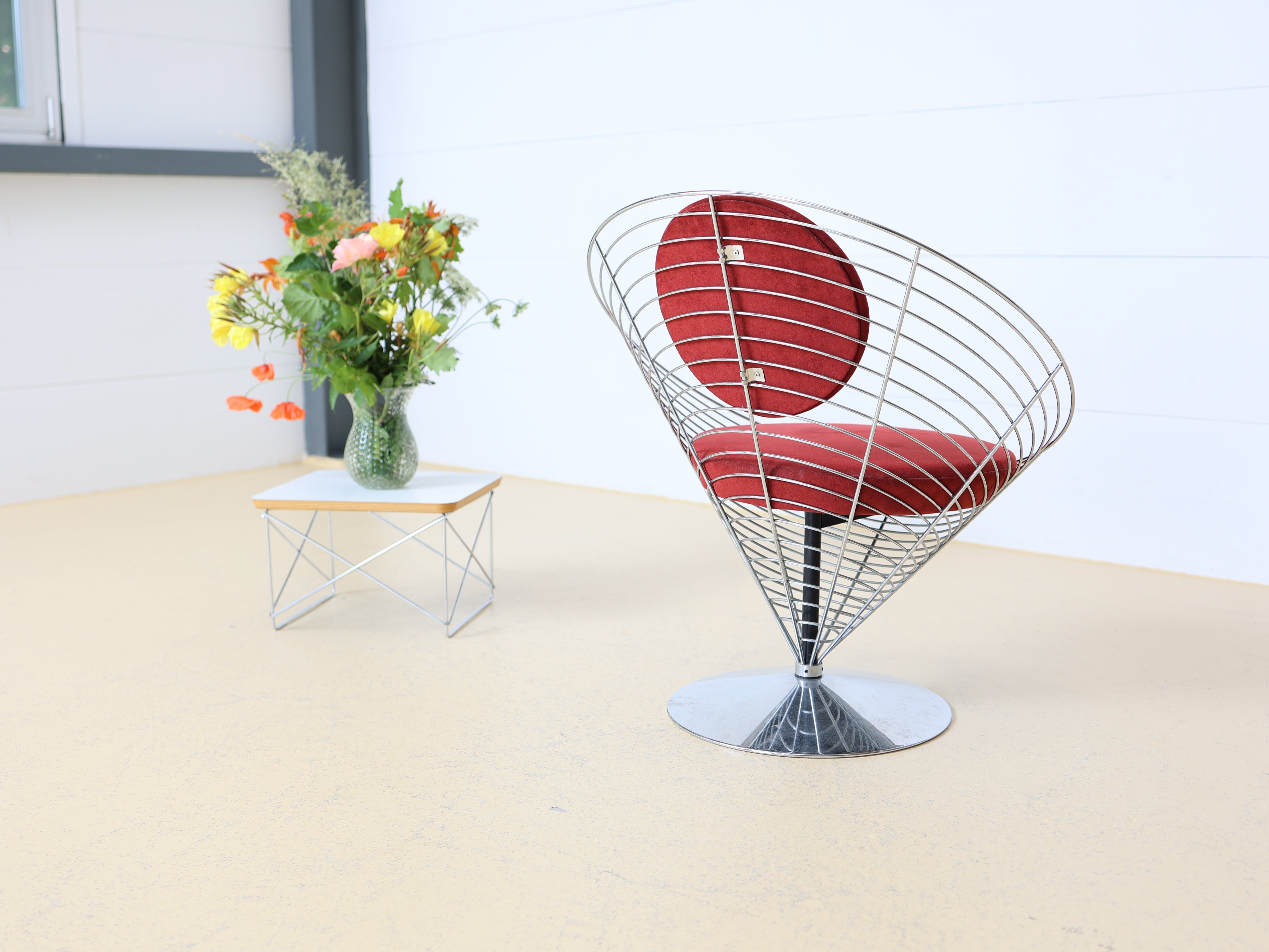 Verner Panton Wire Cone Chair, Fritz Hansen